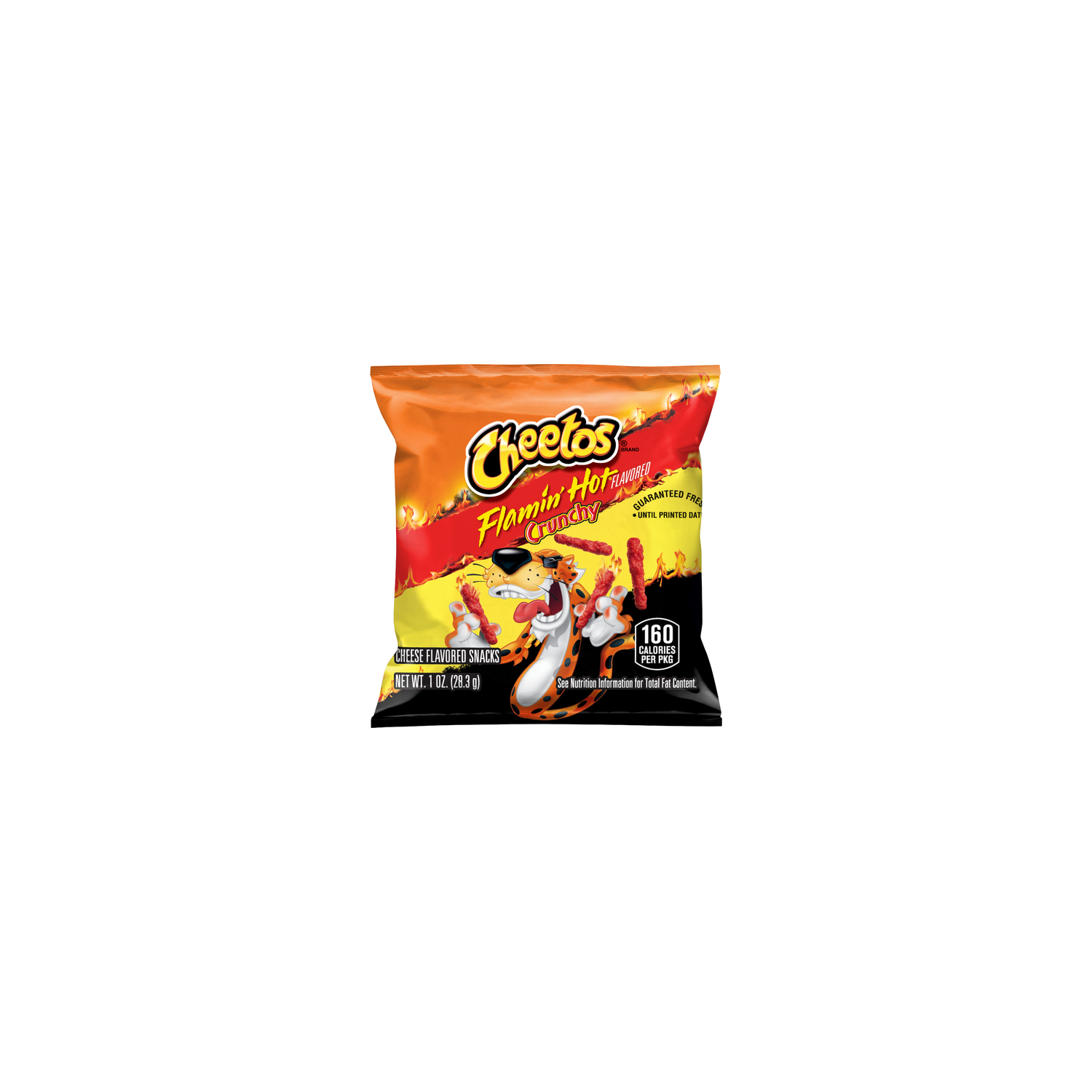 Cheetos Crunchy Cheese Flavored Snacks Flamin' Hot - 1 Ounce Image 1 of 3