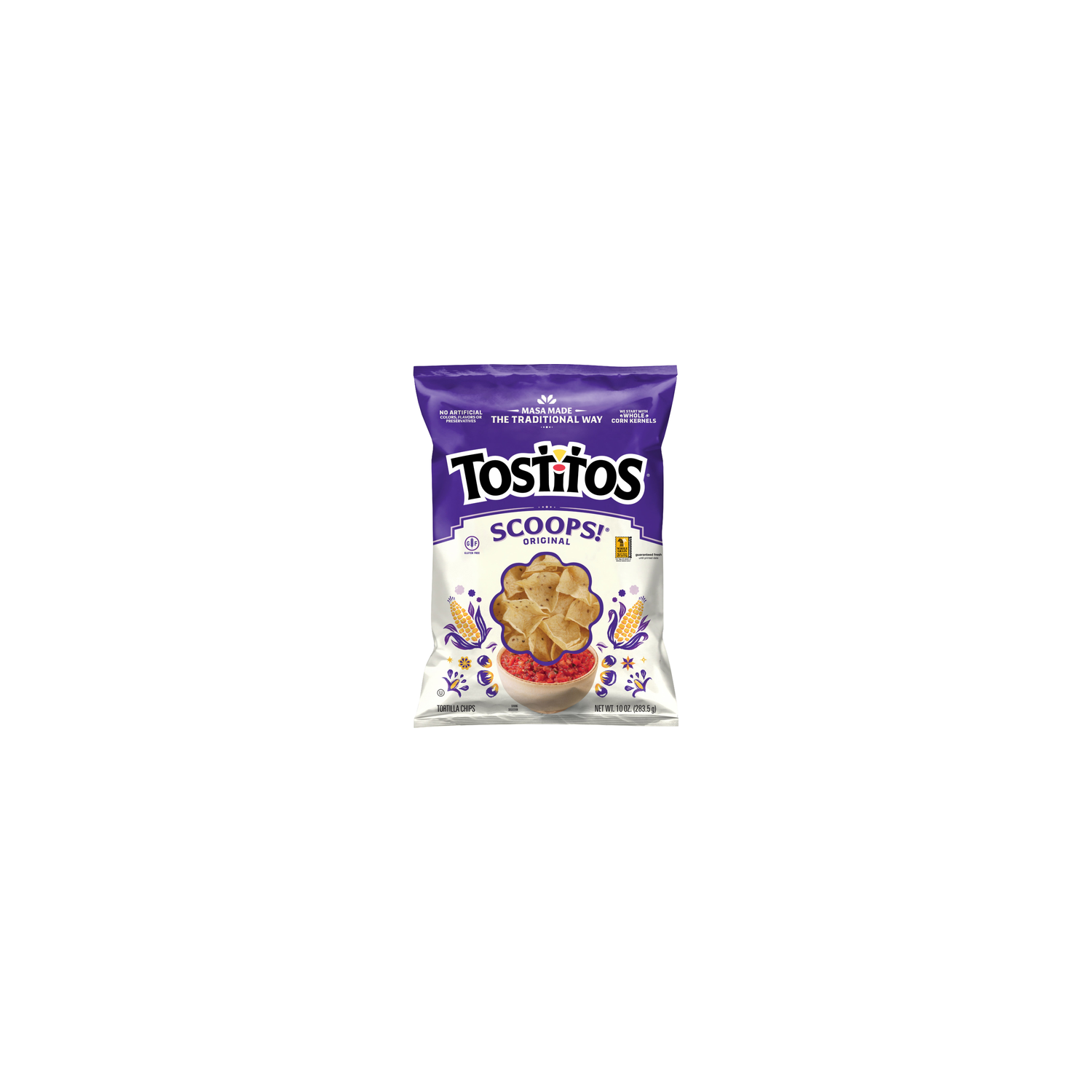 Tostitos Scoops Tortilla Chips Original - 10 Ounce Image 1 of 3