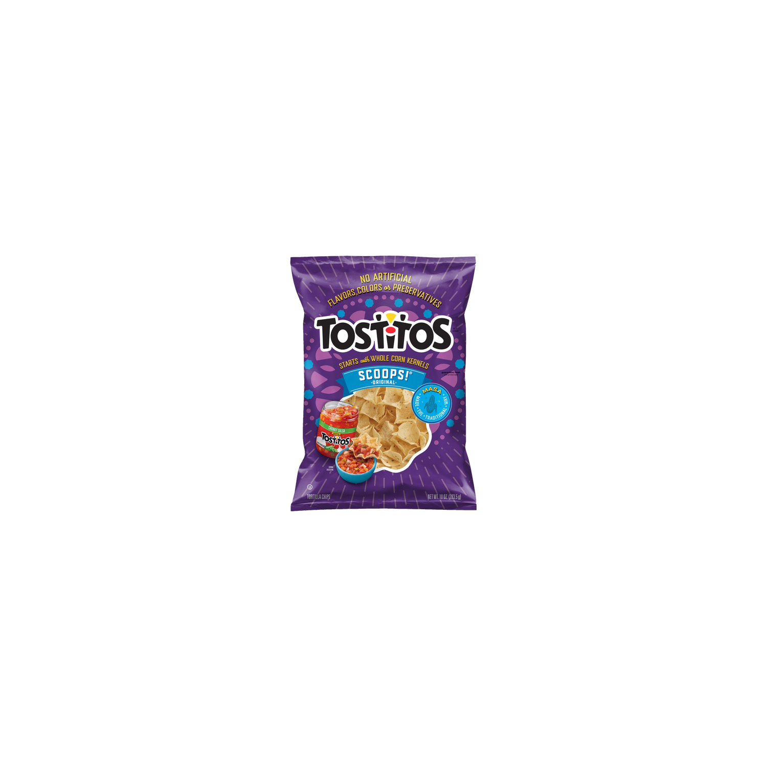 Tostitos Scoops Tortilla Chips Original - 10 Ounce Image 1 of 3