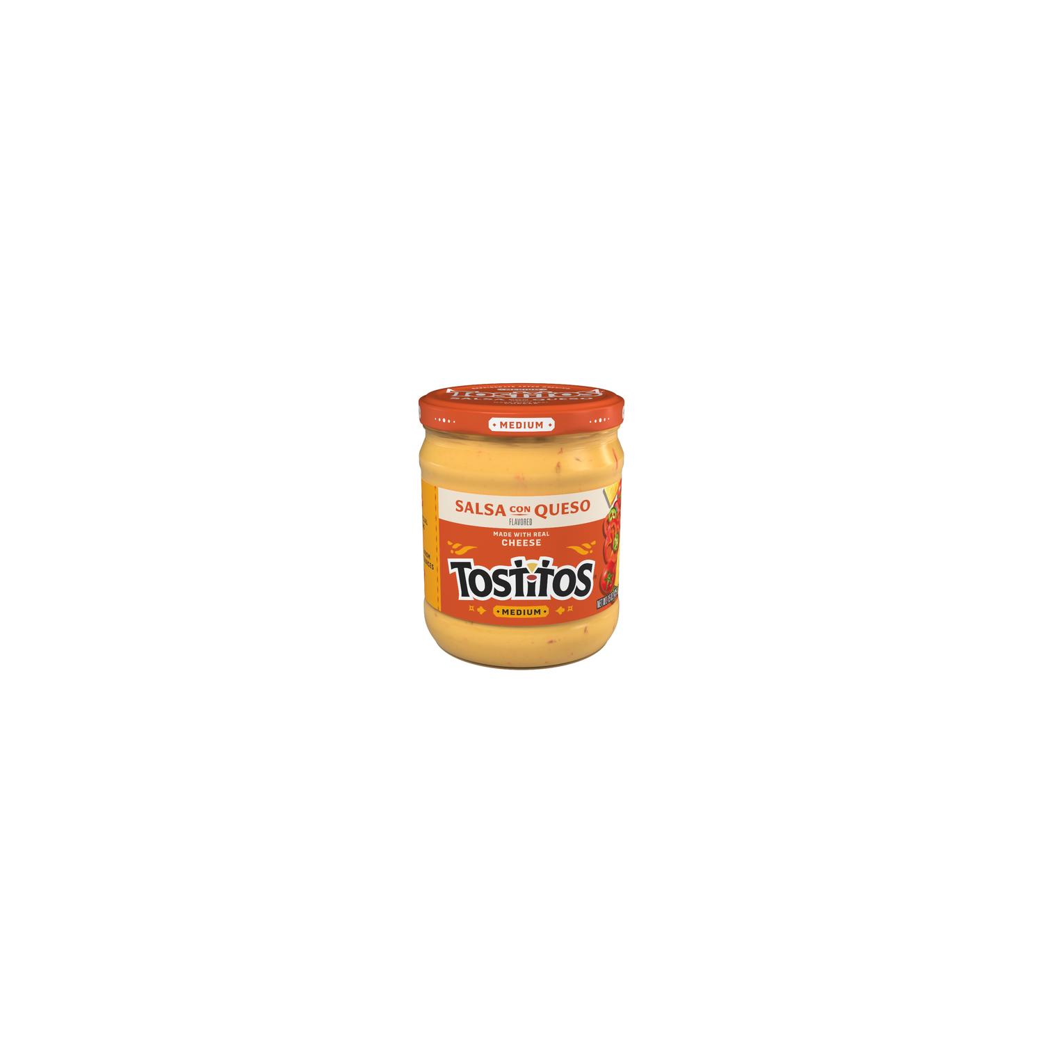 Tostitos Dip Salsa Con Queso Medium Flavored - 15 Ounce Image 1 of 3