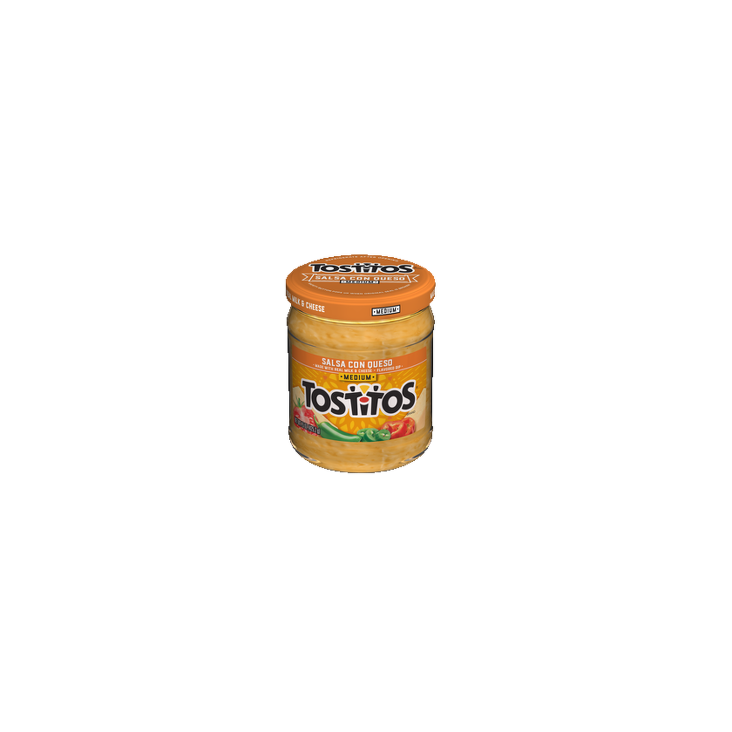 Tostitos Dip Salsa Con Queso Medium Flavored - 15 Ounce Image 1 of 3
