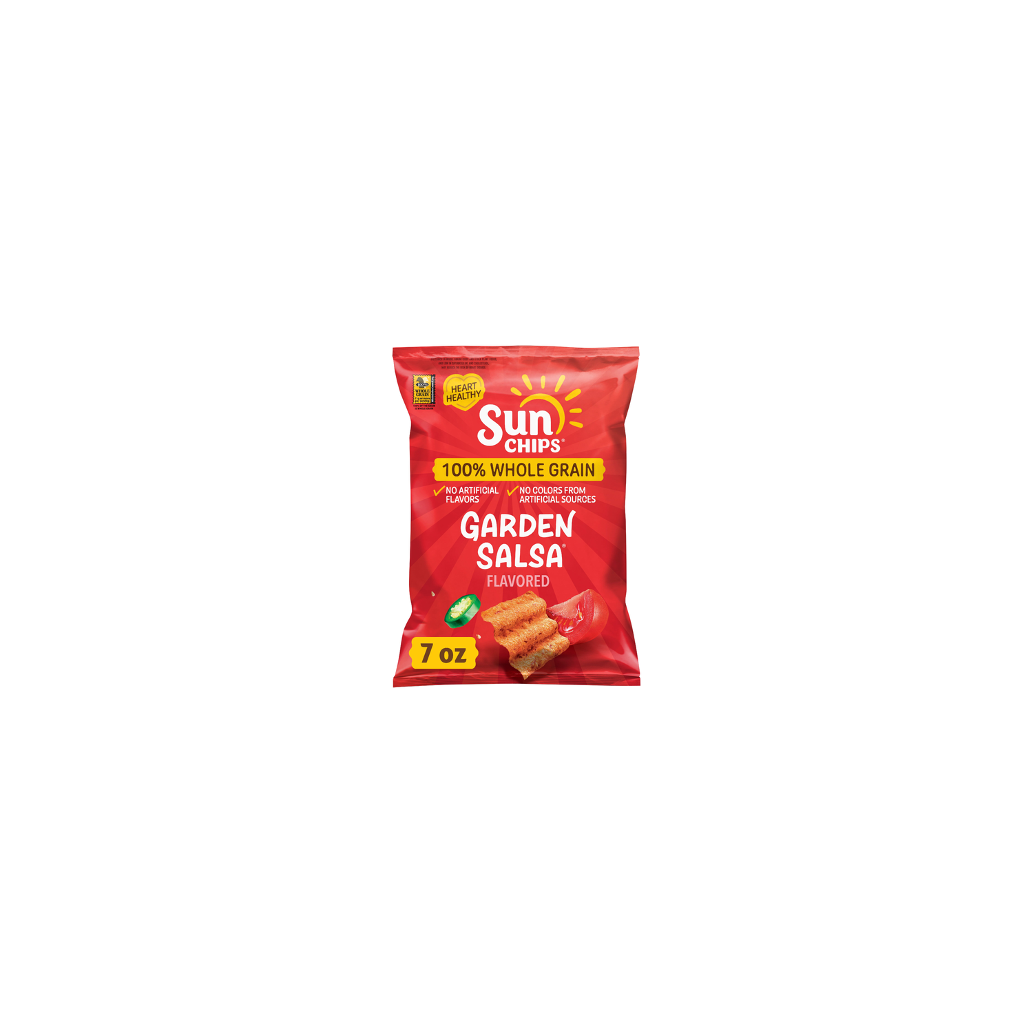 SunChips Whole Grain Snacks Garden Salsa Flavored - 7 Ounce Image 1 of 3