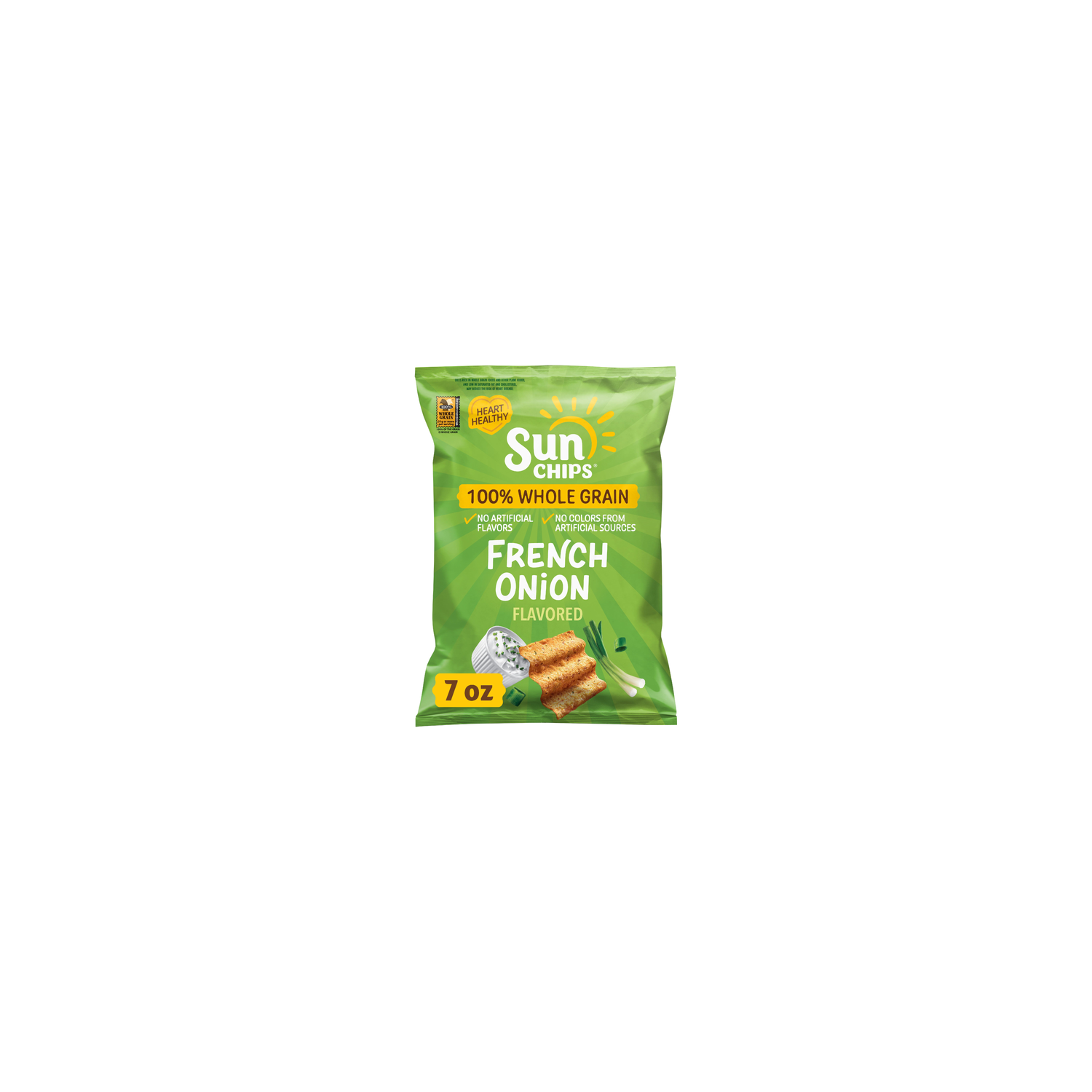 SunChips Whole Grain Snacks French Onion Flavored - 7 Ounce Image 1 of 3