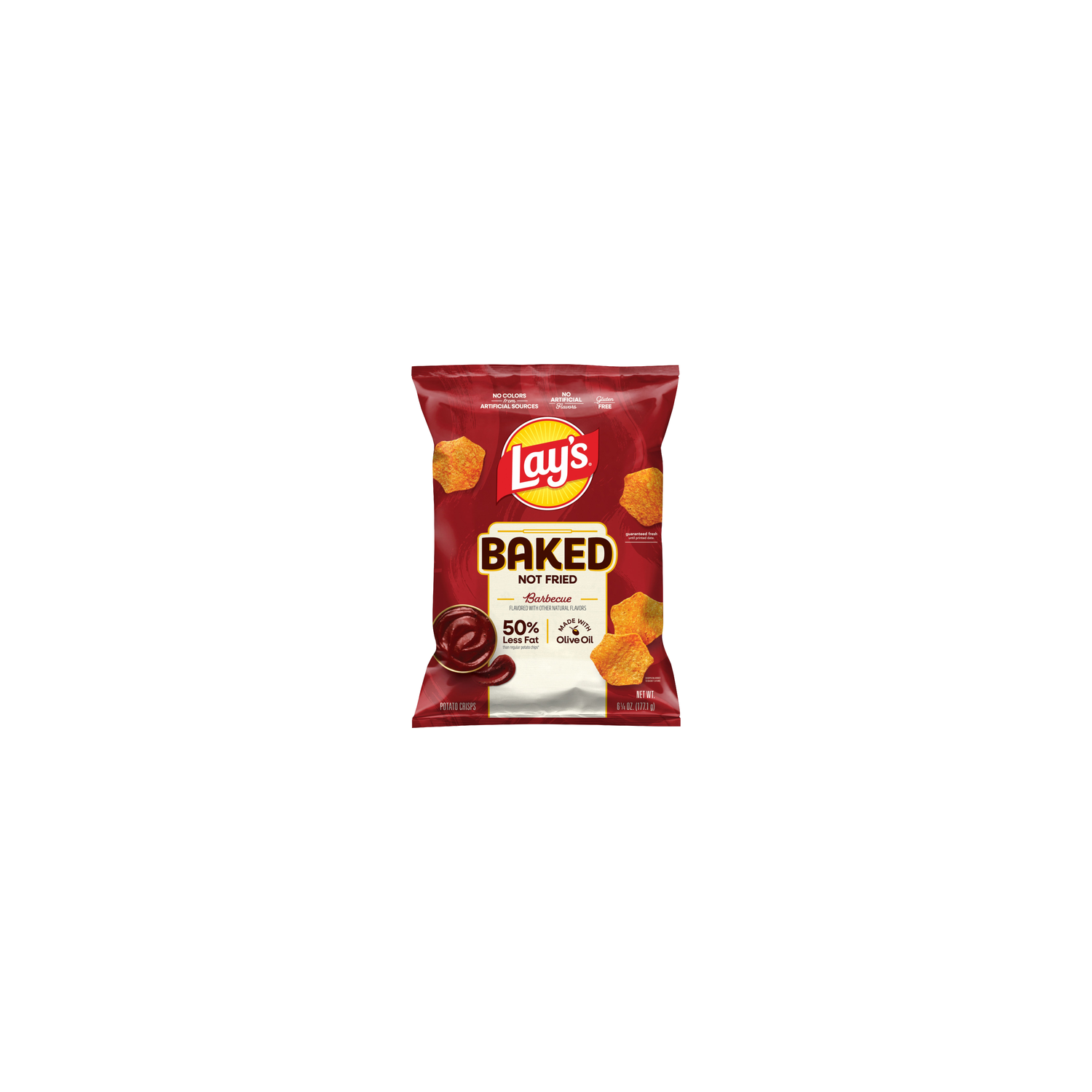 Lay's Baked Barbecue Flavored Potato Chips - 6.25 Ounce Image 1 of 3