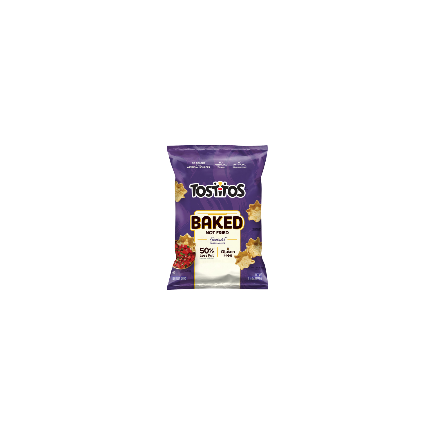 Tostitos Scoops Baked 50% Less Fat Tortilla Chips - 6.25 Ounce Image 1 of 3