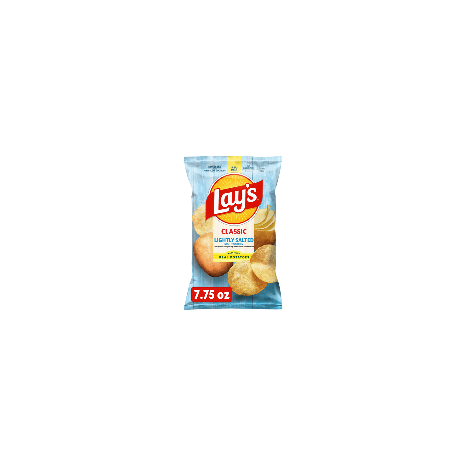 Lay's Lightly Salted Classic Potato Chips - 7.75 Ounce Image 1 of 3