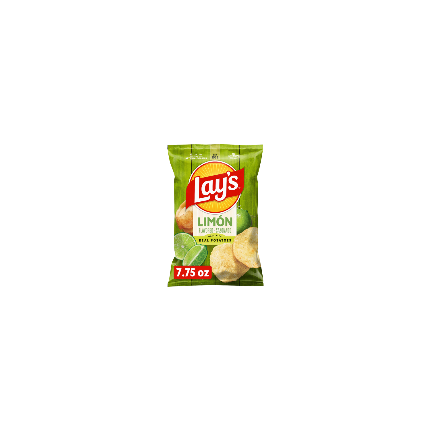 Lay's Limon Flavored Potato Chips - 7.75 Ounce Image 1 of 3