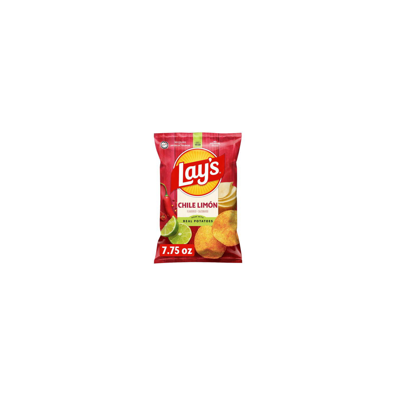Lay's Chile Limon Flavored Potato Chips - 7.75 Ounce Image 1 of 3
