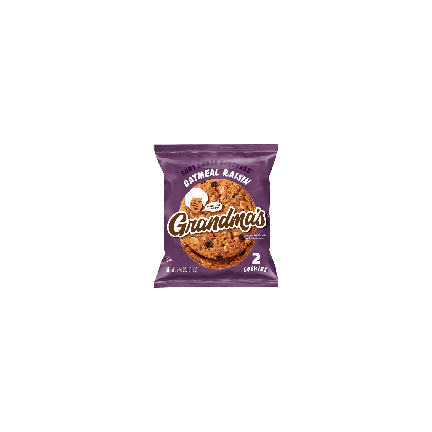 Grandma's Cookies Oatmeal Raisin Cookies - 2.88 Ounce Image 1 of 3