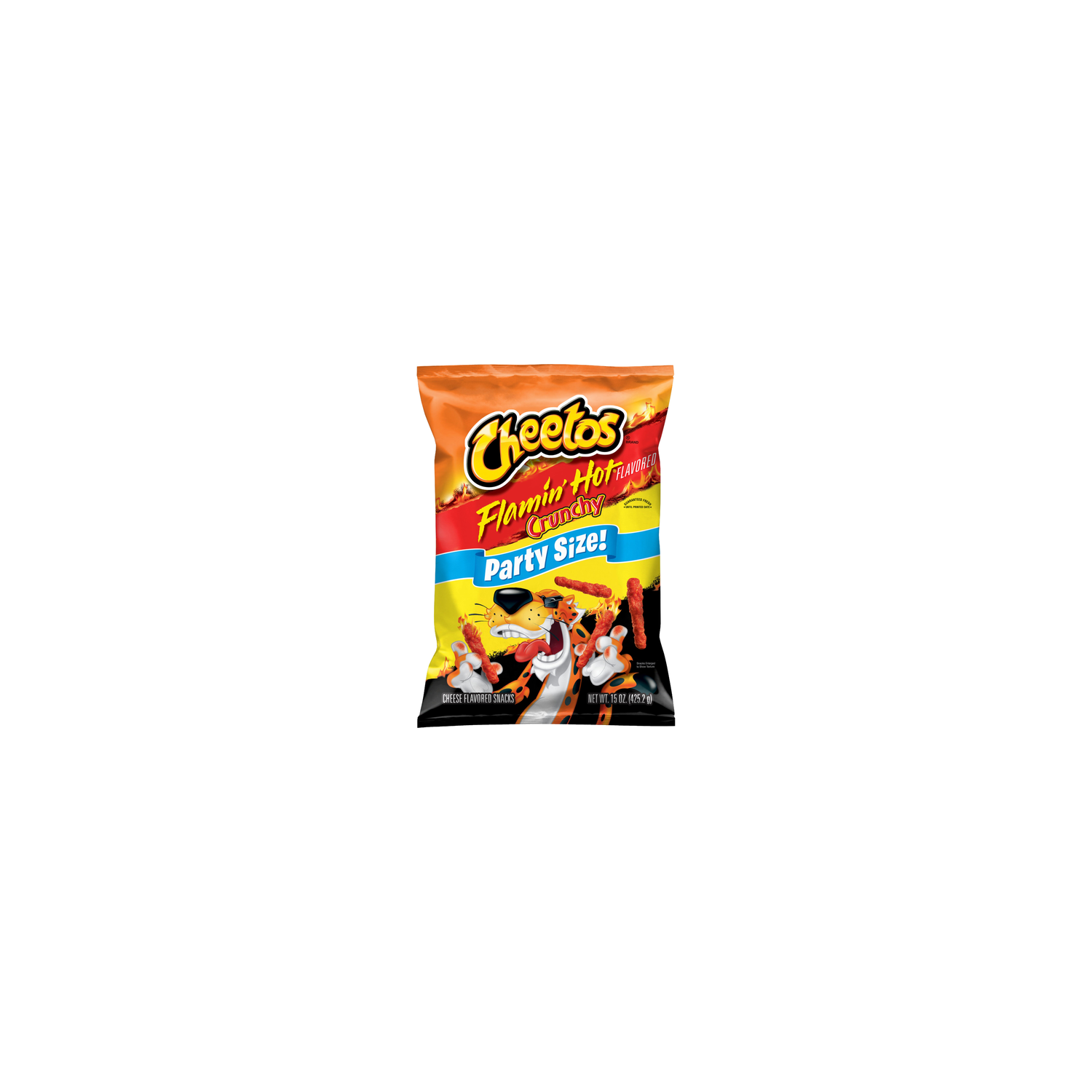Cheetos Crunchy Cheese Flavored Snacks Flamin' Hot - 15 Ounce Image 1 of 3