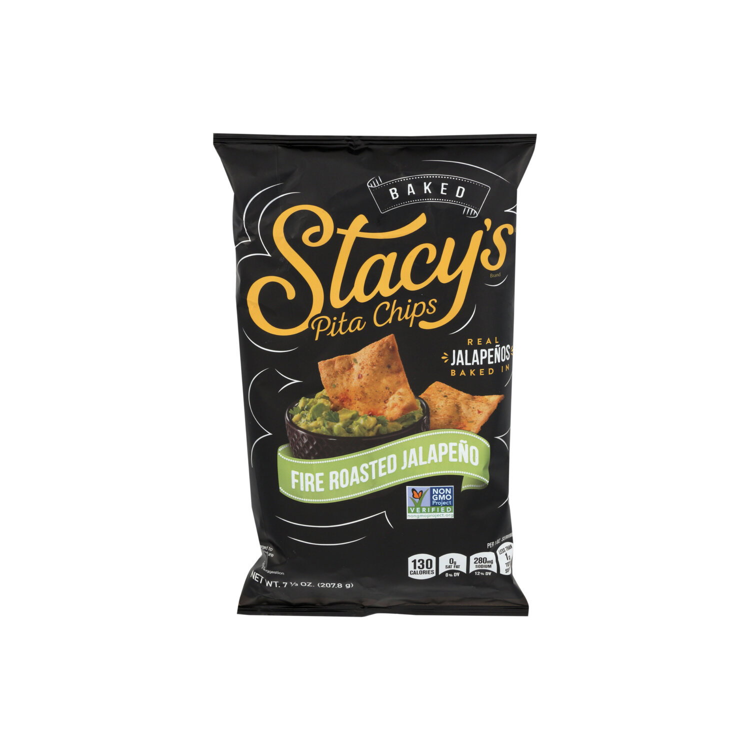 STACY's Brand Fire Roasted Jalapeno Pita Chips - 7.33 Ounce Image 1 of 2