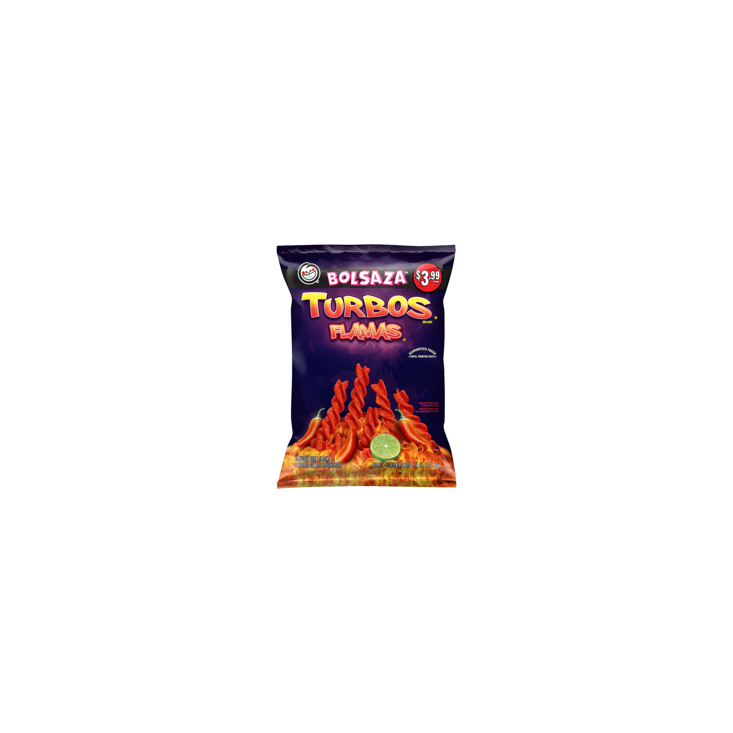 Sabritas Turbos Flamas Flavored Corn Chips - 8.25 Ounce Image 1 of 3
