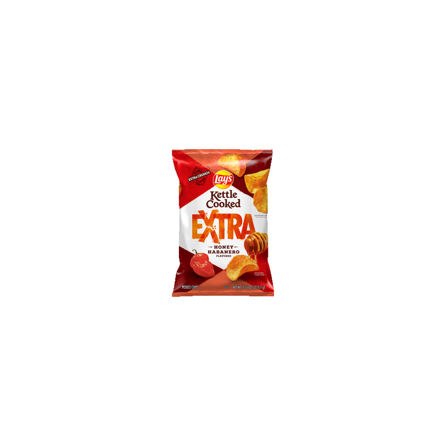 Lay's Kettle Cooked Honey Habanero Flavored Potato Chips - 219.7 Gram Image 1 of 3
