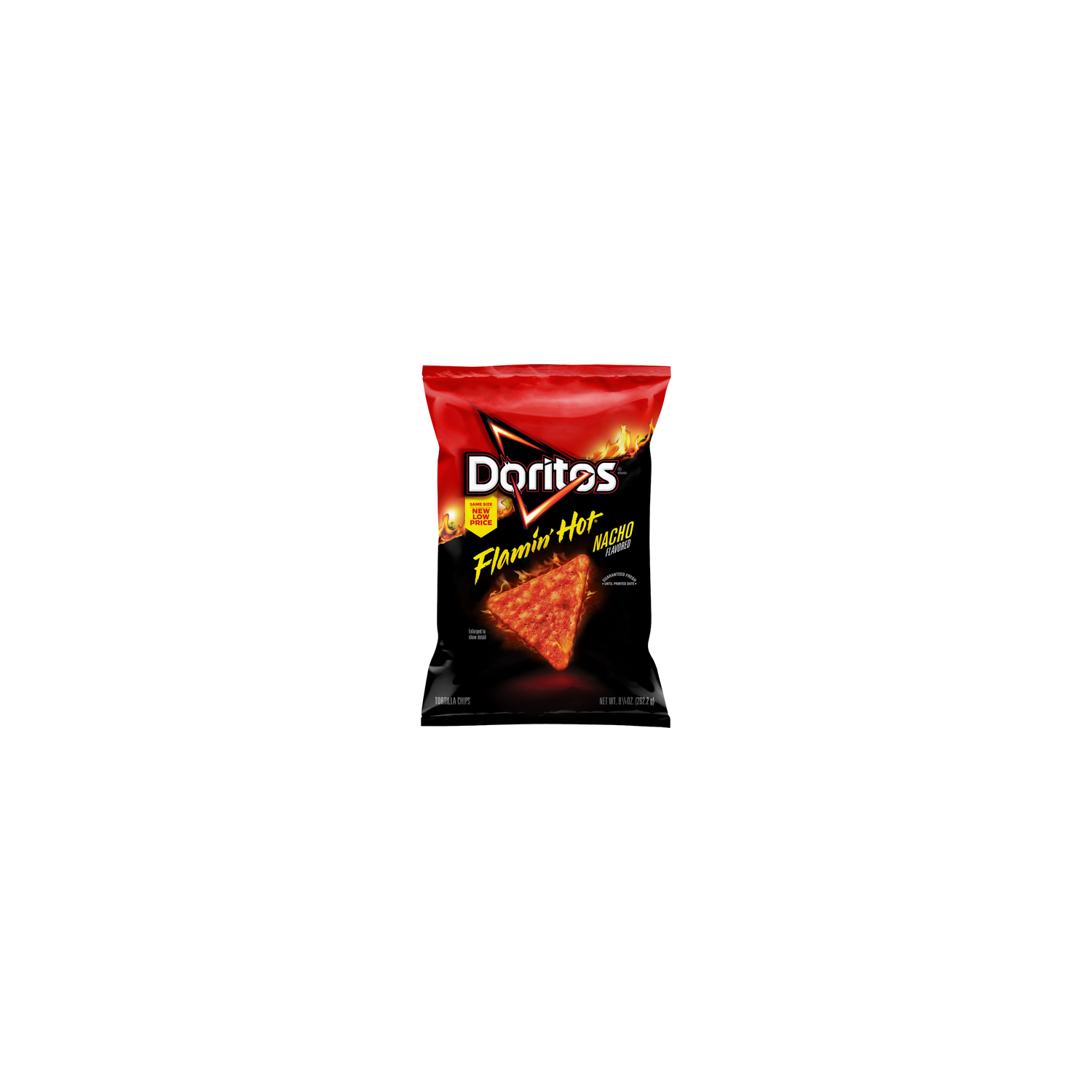 Doritos Flamin' Hot Nacho Flavored Tortilla Chips - 9.25 Ounce Image 1 of 3