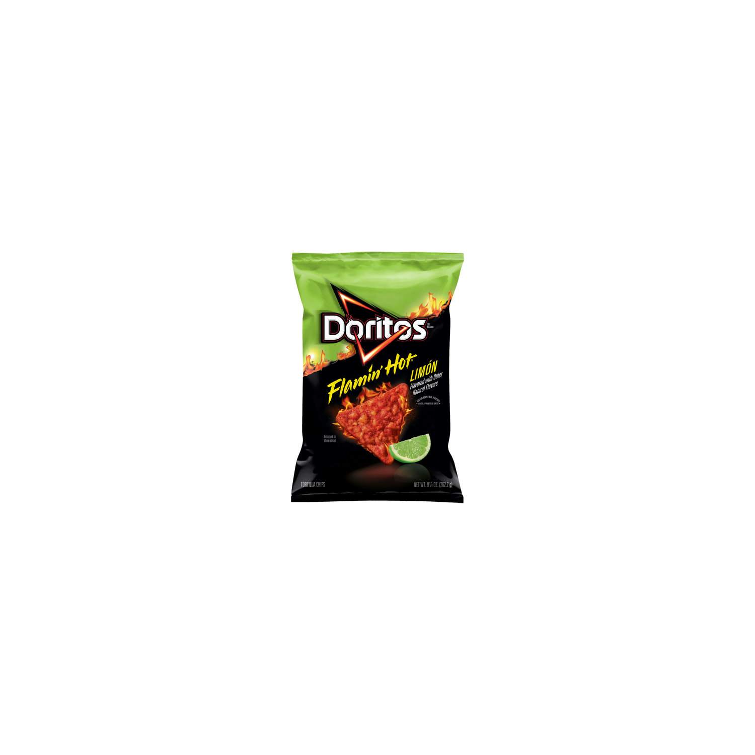 Doritos Flamin' Hot Limon Flavored Tortilla Chips - 9.25 Ounce Image 1 of 3
