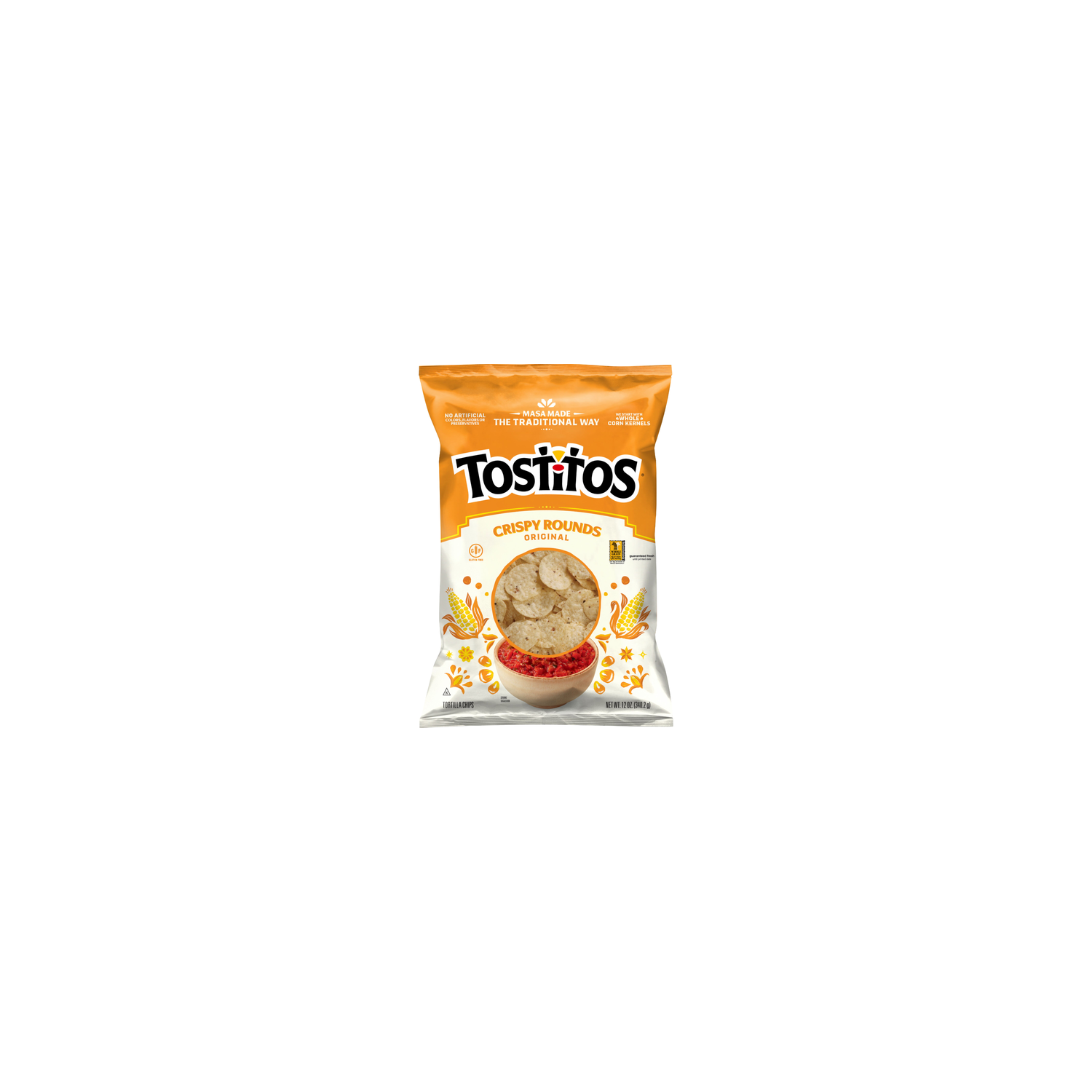 Tostitos Tortilla Chips Crispy Rounds Original - 12 Ounce Image 1 of 3