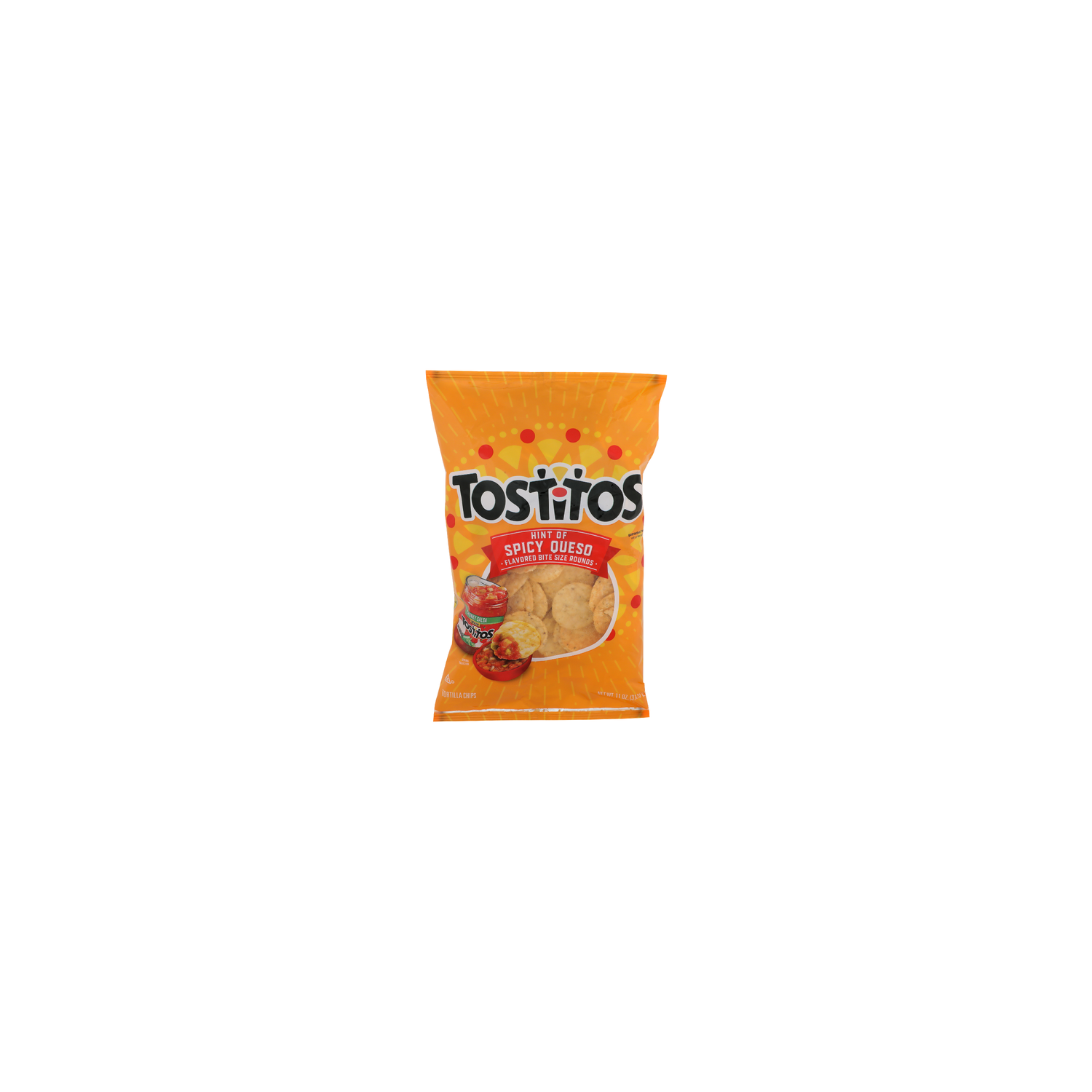 Tostitos Hint Of Spicy Queso Flavored Bite Size Rounds Tortilla Chips - 11 Ounce Image 1 of 4