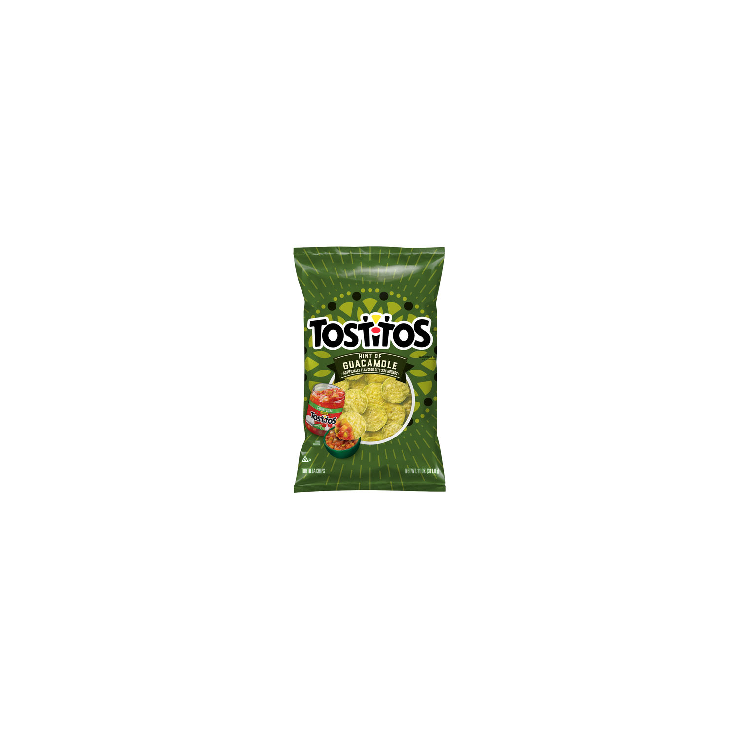 Tostitos Tortilla Chips Hint Of Guacamole Artificially Flavored - 11 Ounce Image 1 of 3