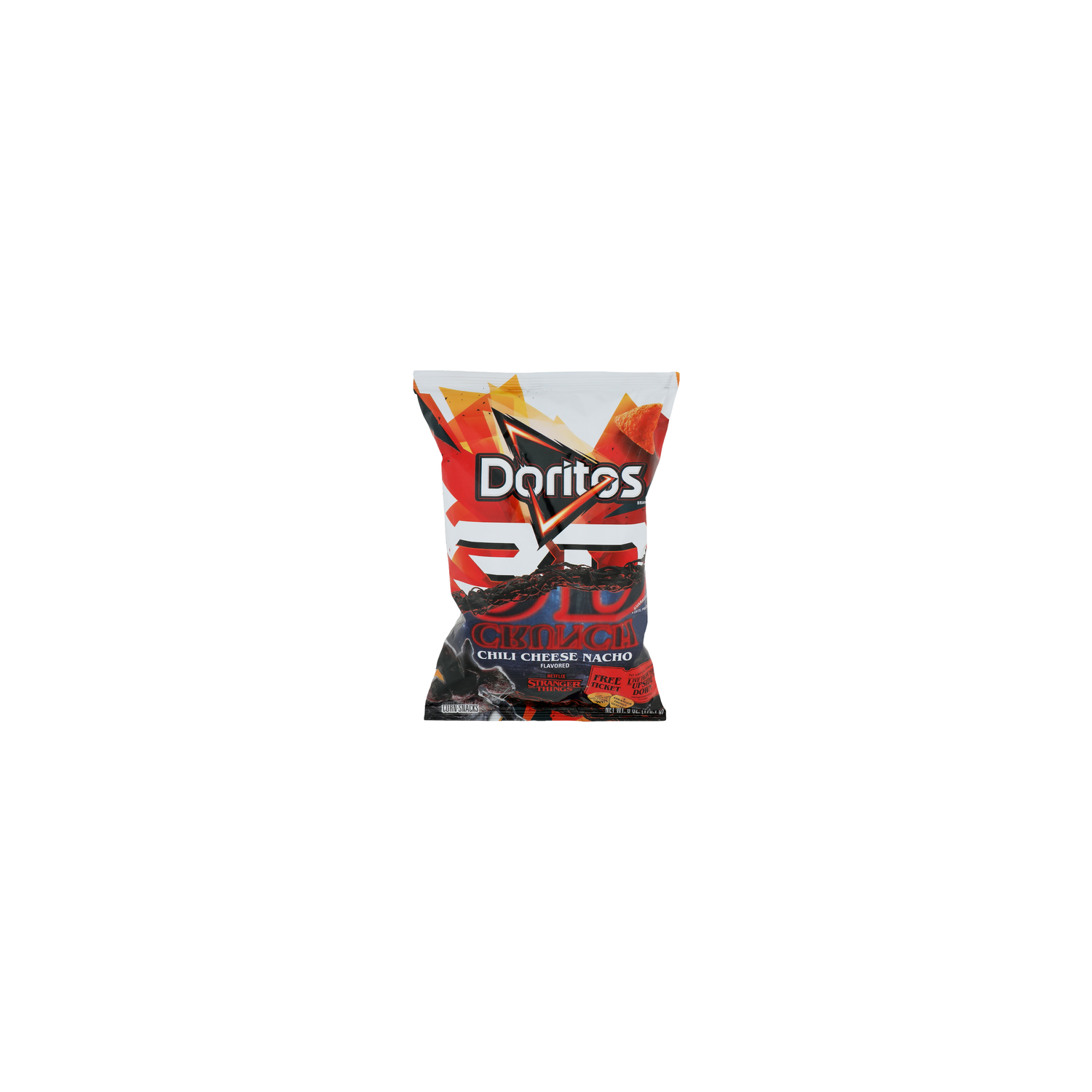 Doritos 3D Chili Cheese Nacho Flavored Netflix Stranger Things Corn Snacks - 6 Ounce Image 1 of 4