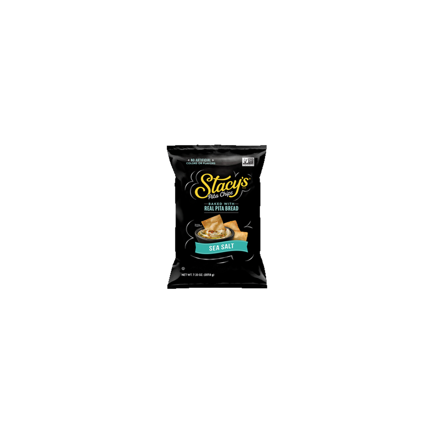Stacy's Baked Pita Chips Sea Salt - 7.33 Ounce Image 1 of 3