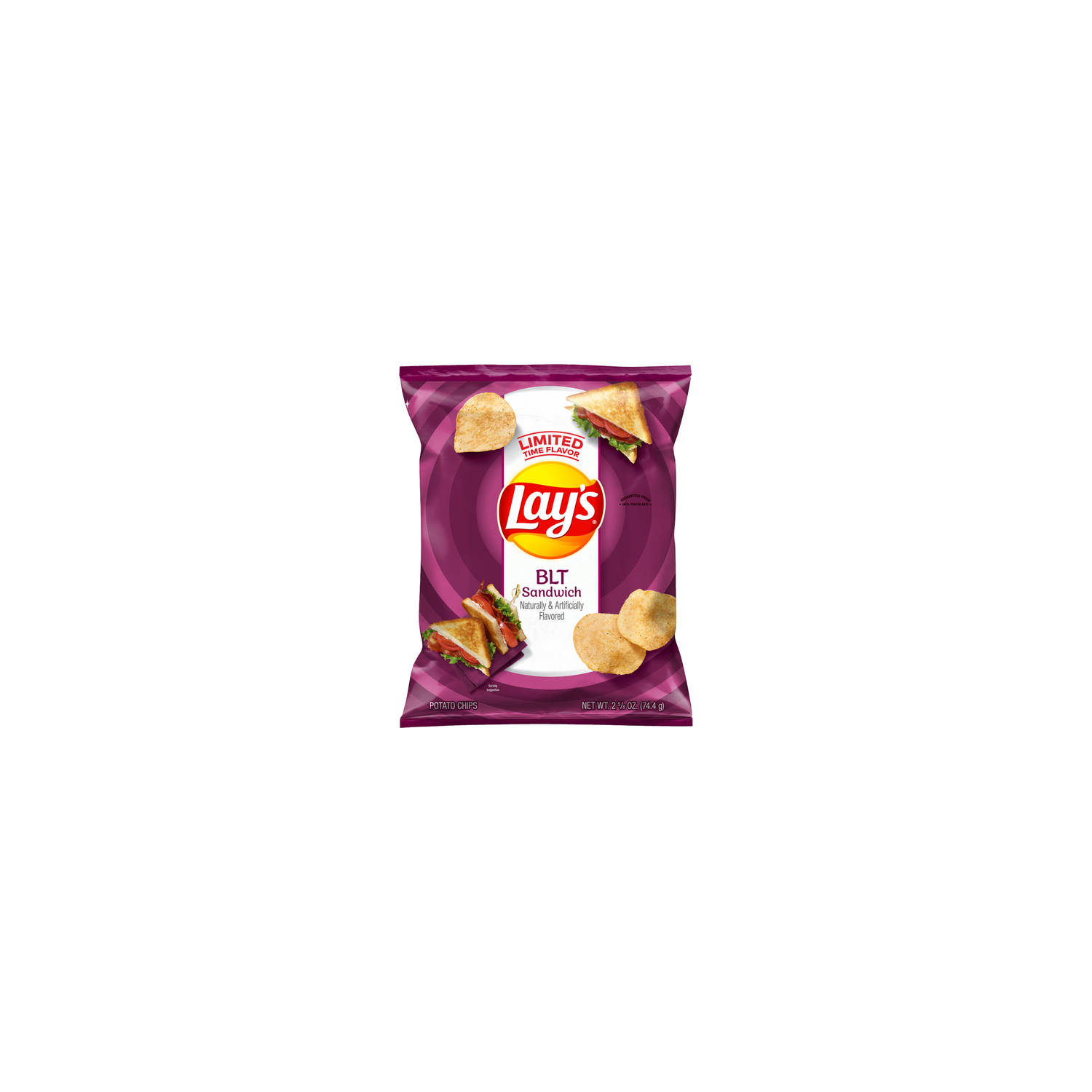 Lay's BLT Sandwich Flavored Potato Chips - 2.63 Ounce Image 1 of 3