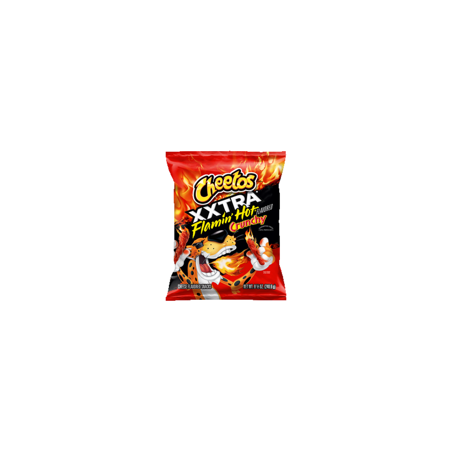 Cheetos Crunchy XXTRA Flamin' Hot Cheese Flavored Snacks - 8.5 Ounce Image 1 of 3