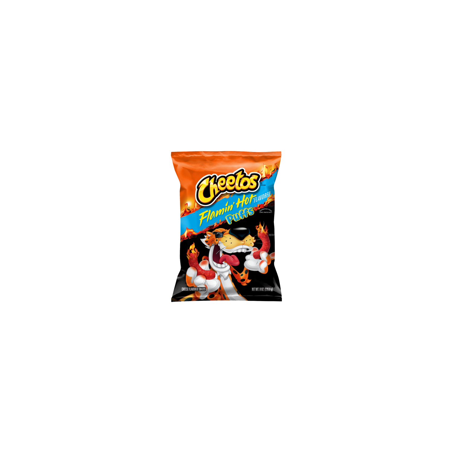 Cheetos Puffs Cheese Flavored Snacks Flamin' Hot - 8 Ounce Image 1 of 3