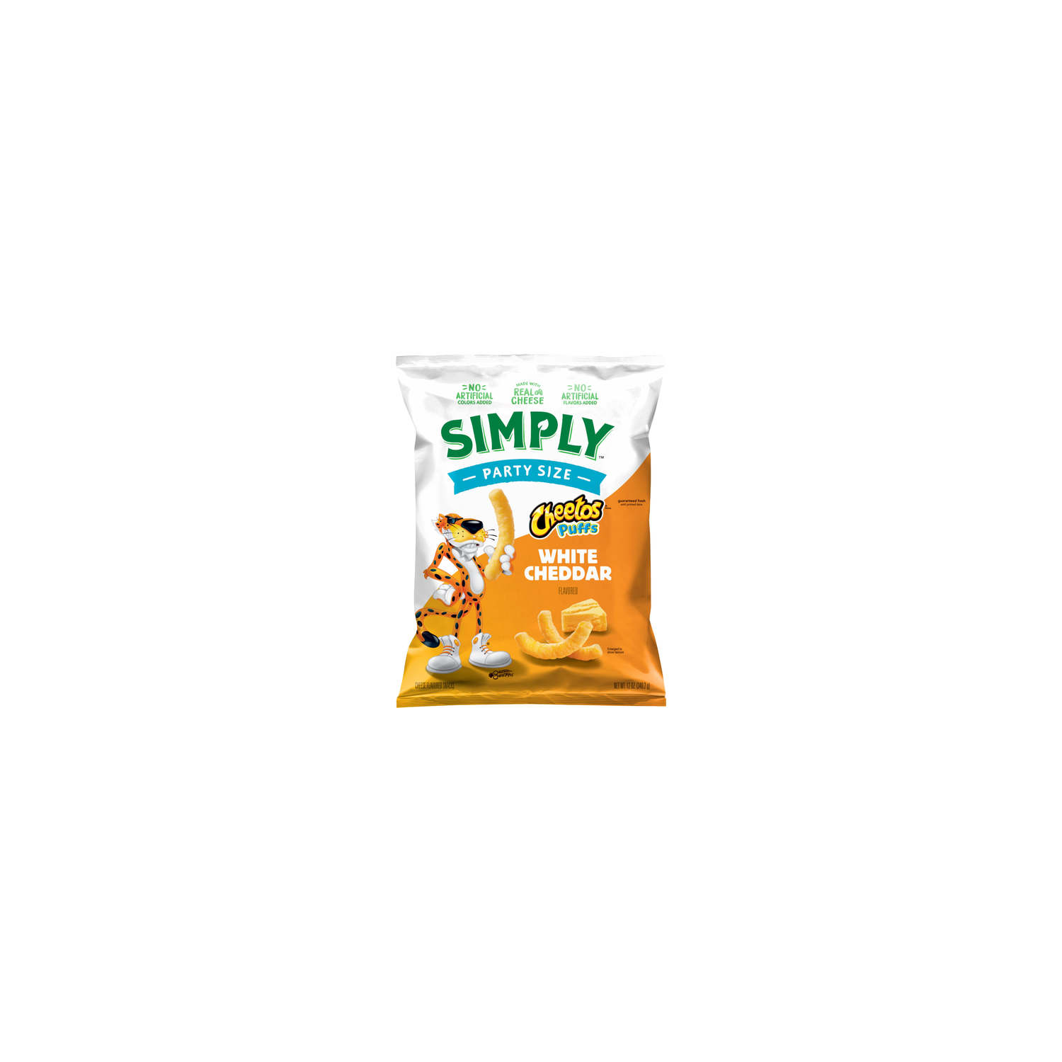 Cheetos Simply Puffs Cheese Flavored Snacks White Cheddar - 12 Ounce Image 1 of 3