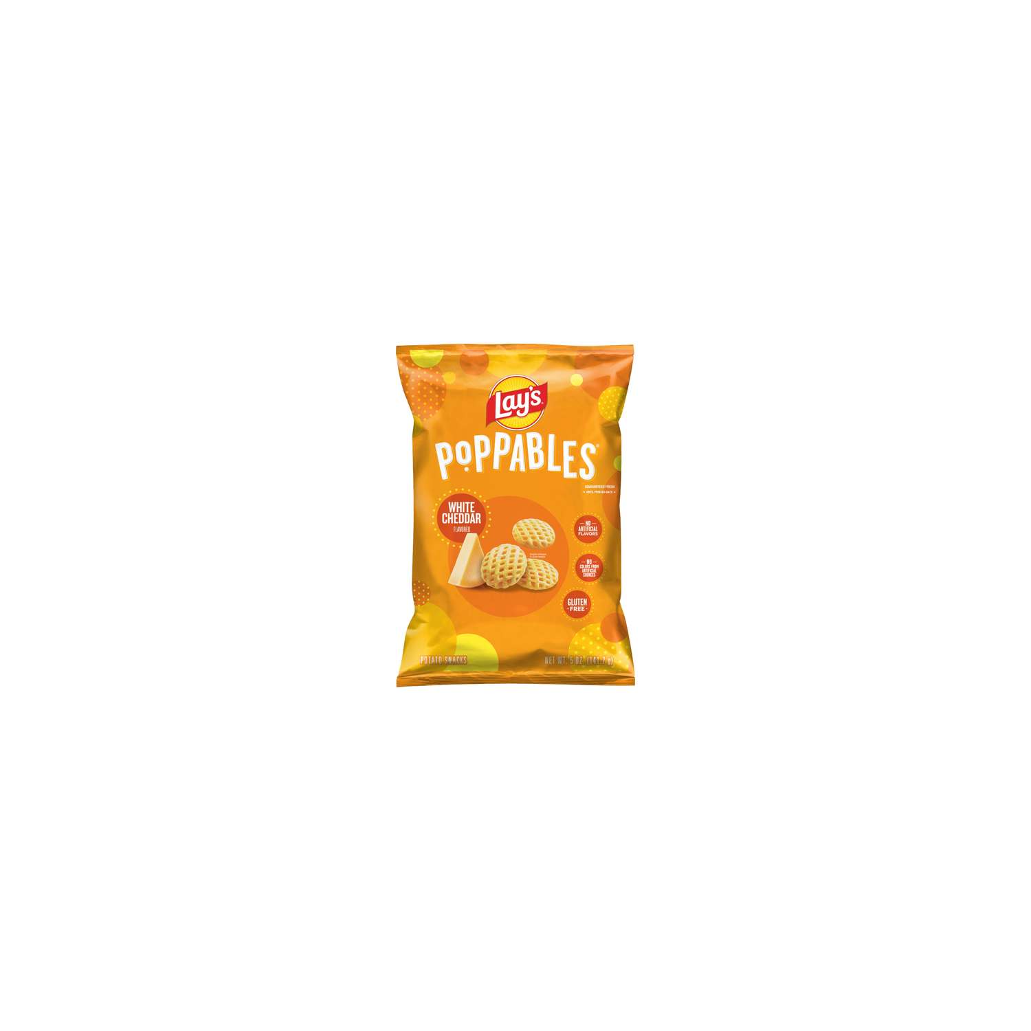 Lay's Poppables Potato Snacks White Cheddar Flavored - 5 Ounce Image 1 of 3
