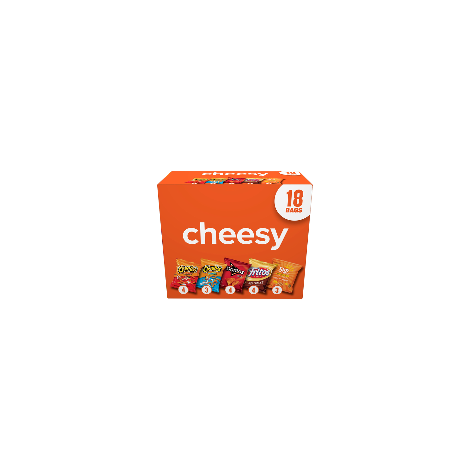 Frito Lay Cheesy Mix Variety Pack - 17.63 Ounce Image 1 of 3