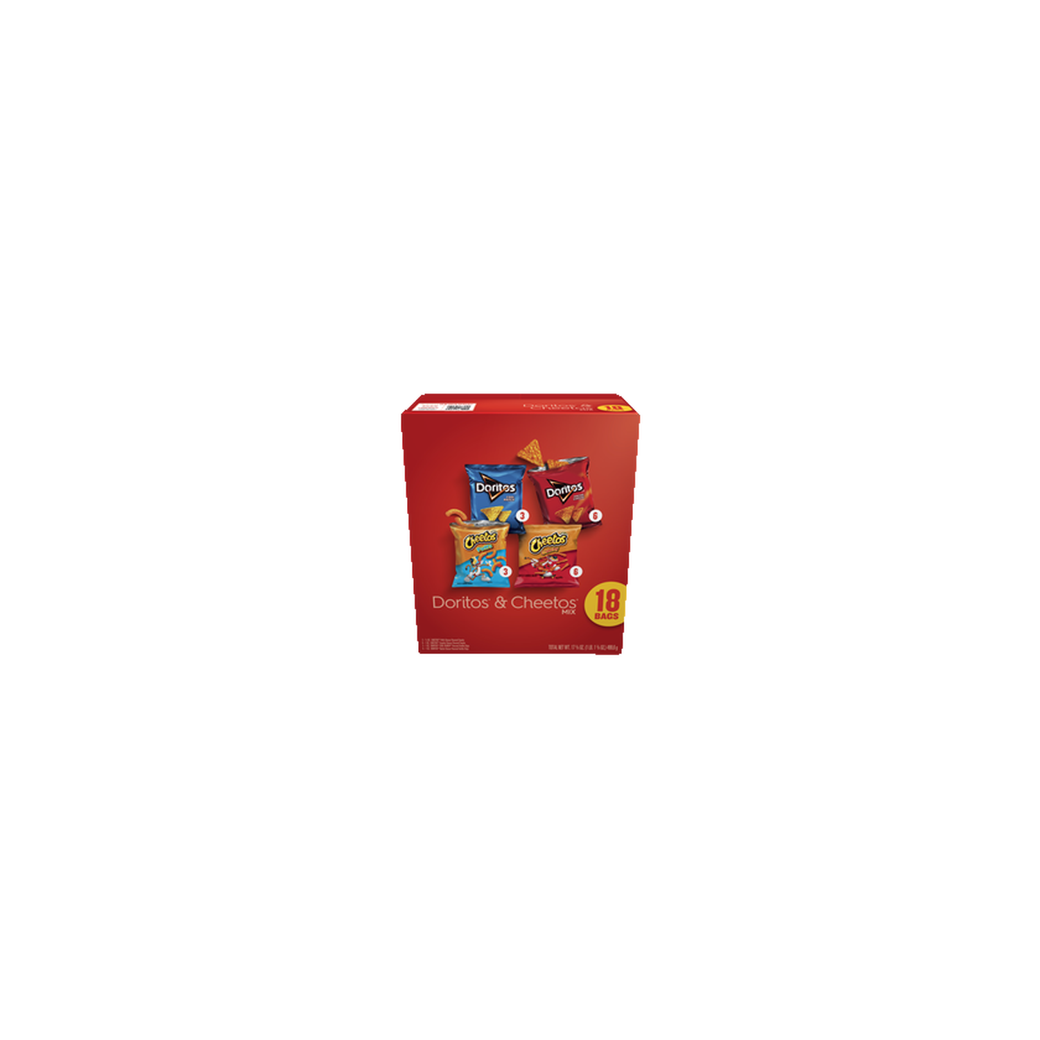 Frito Lay Doritos & Cheetos Mix Variety Pack - 17.63 Ounce Image 1 of 3