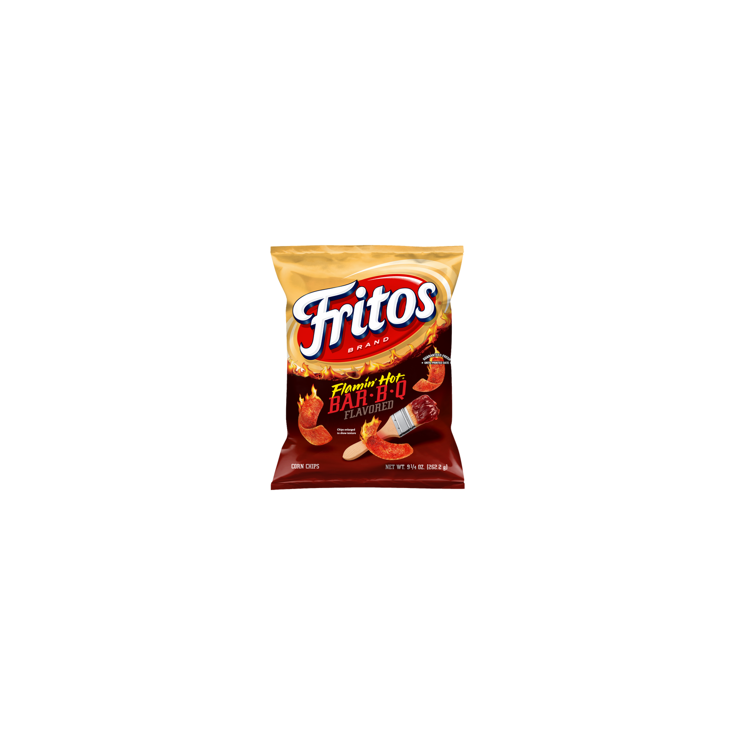 Fritos Flamin' Hot BarBQ Flavored Corn Chips - 9.25 Ounce Image 1 of 3