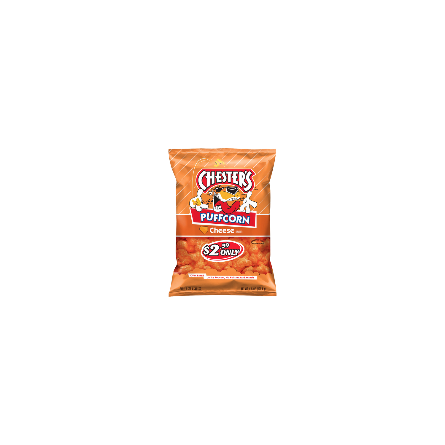 Chester's Puffcorn Cheese Flavored Corn Snacks - 4.25 Ounce Image 1 of 3
