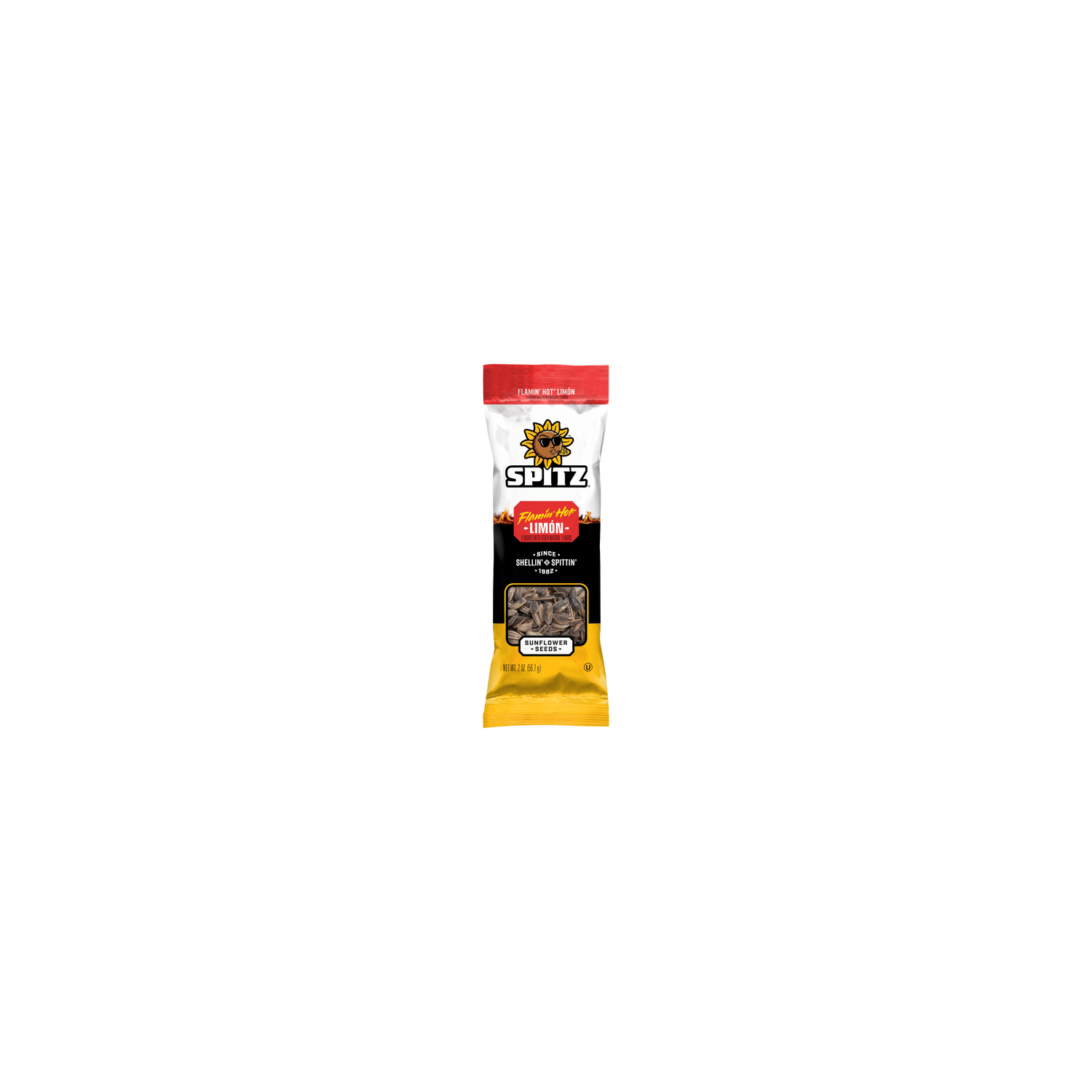 Spitz Sunflower Seeds Flamin' Hot Limon - 2 Ounce - Super 1 Foods