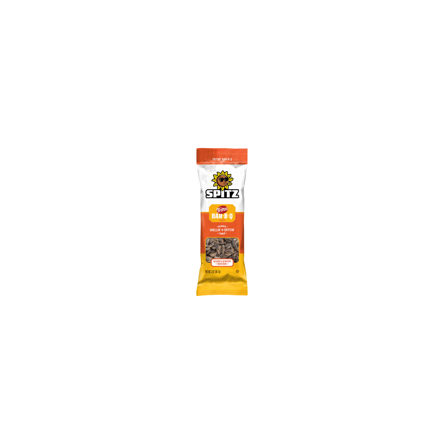 Spitz Sunflower Seeds Fritos Bar.B.Q Flavored - 2 Ounce Image 1 of 3