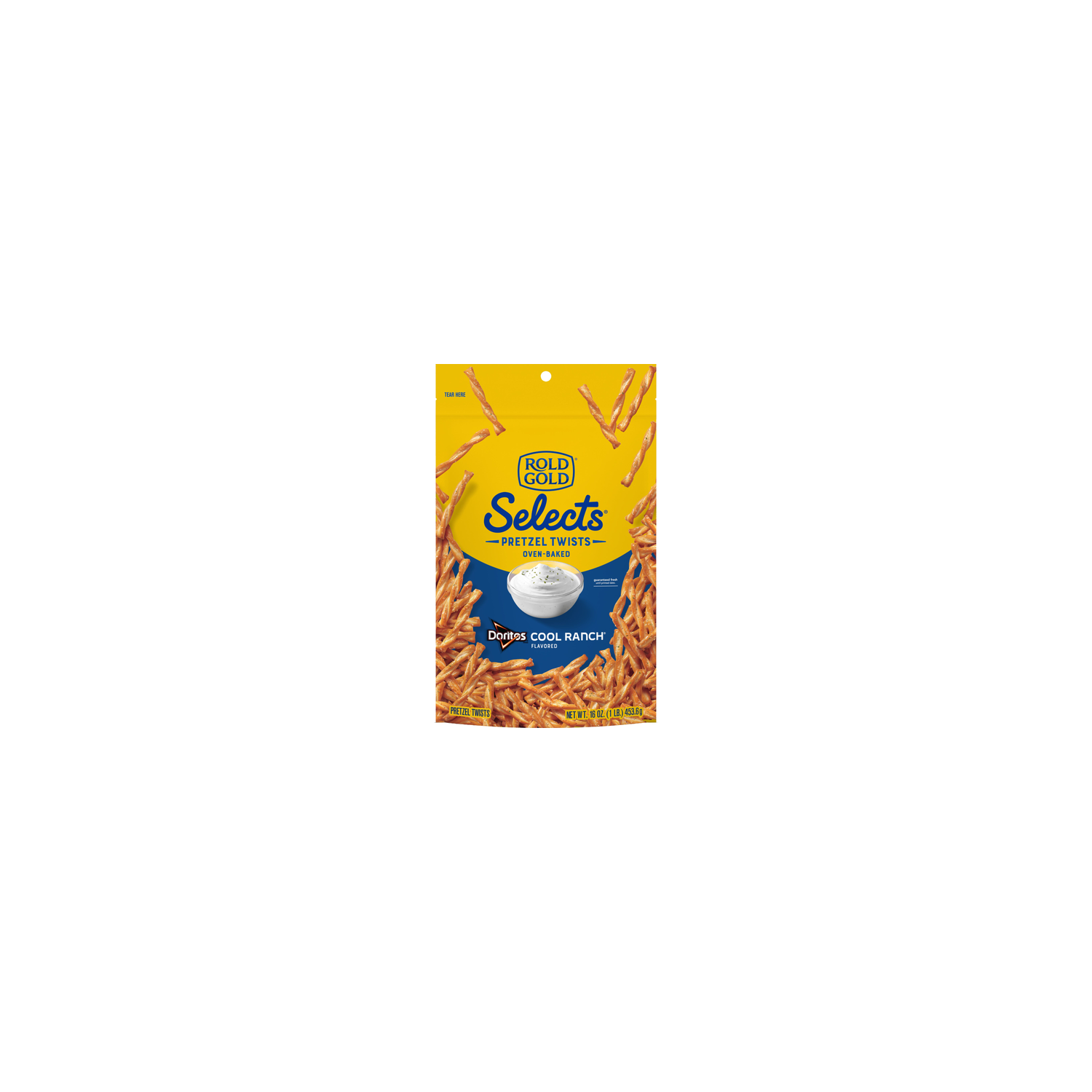 Rold Gold Selects Pretzels Twists Oven Baked Doritos Cool Ranch Flavored - 16 Ounce Image 1 of 3