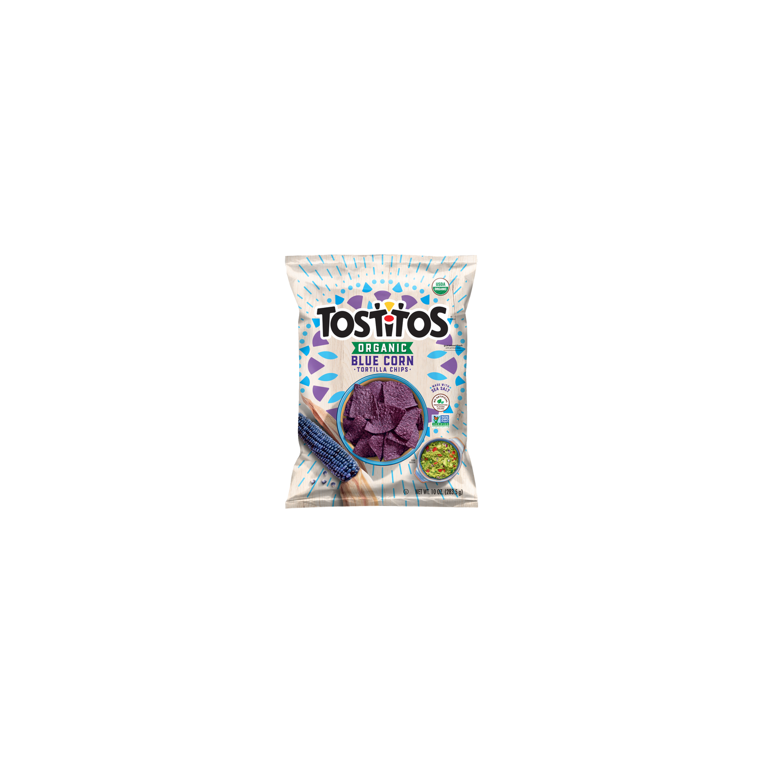 Tostitos Organic Tortilla Chips Blue Corn - 10 Ounce Image 1 of 3