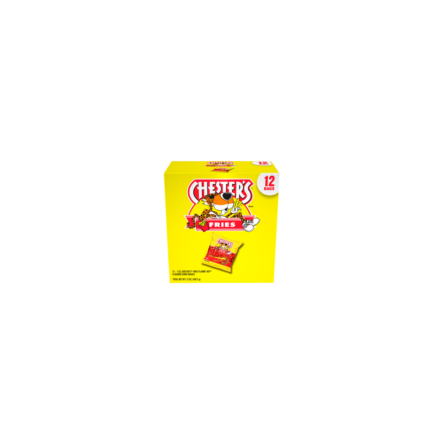 Chester's Fries Corn Snacks Flamin' Hot Flavored - 12 Ounce Image 1 of 3