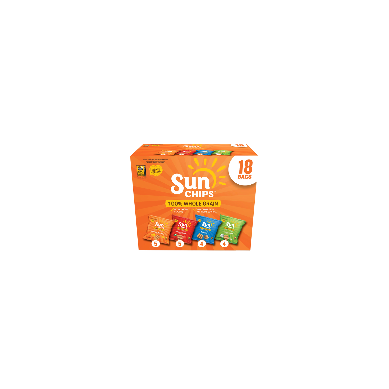 SunChips Whole Grain Snacks Variety Pack - 18 Ounce Image 1 of 3