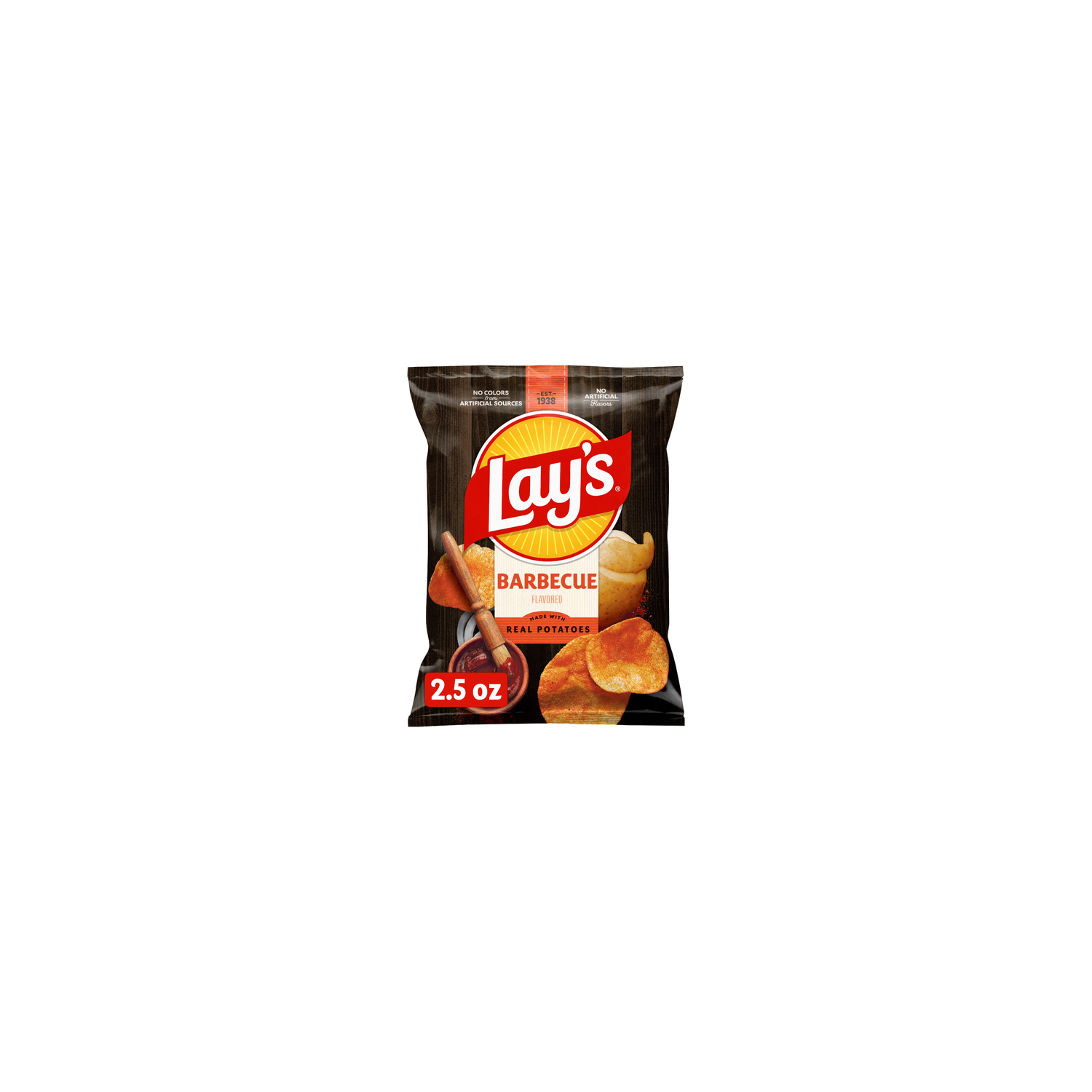 Lay's Barbecue Flavored Potato Chips - 2.5 Ounce Image 1 of 3