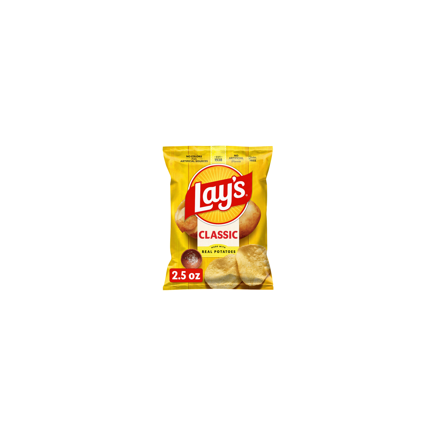 Lay's Classic Potato Chips - 2.5 Ounce Image 1 of 3