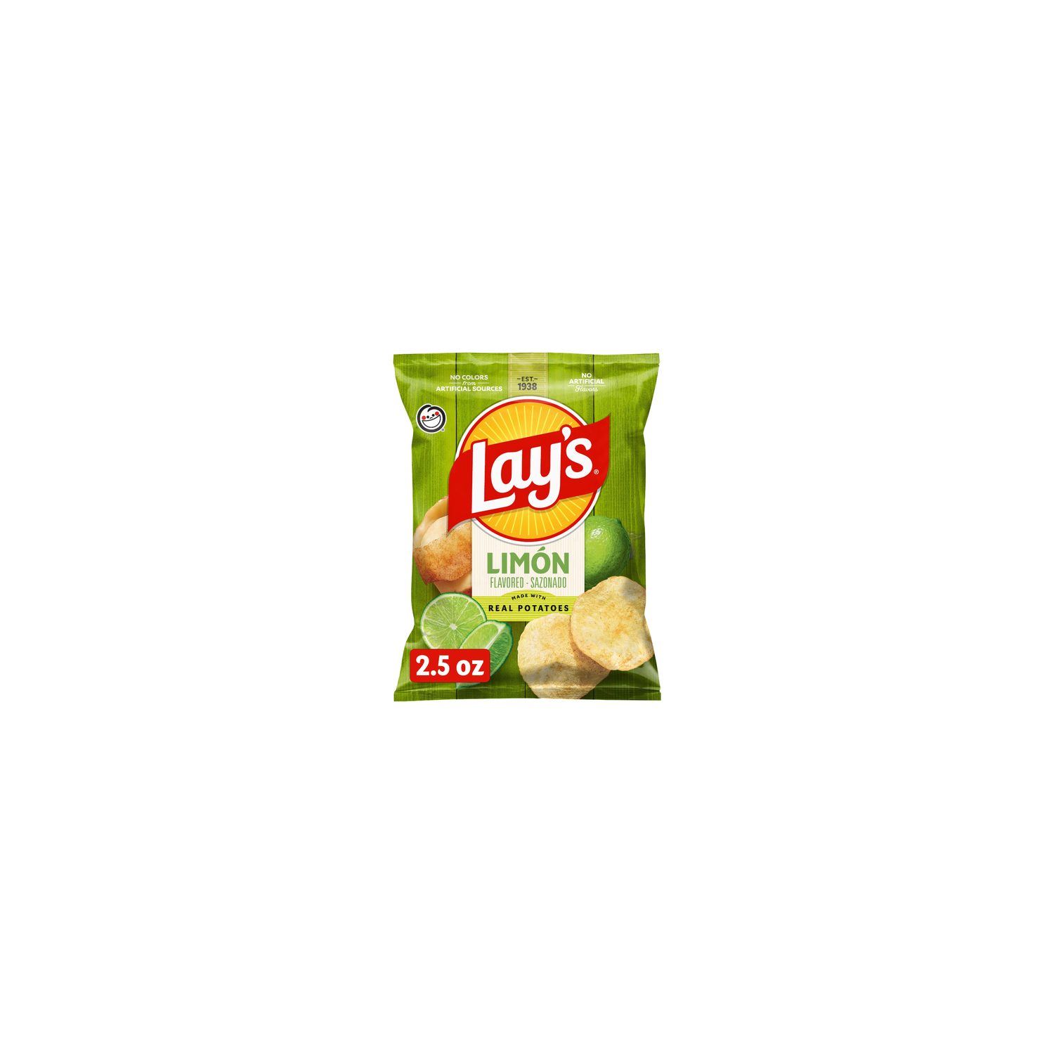 Lay's Limon Flavored Potato Chips - 2.5 Ounce Image 1 of 3