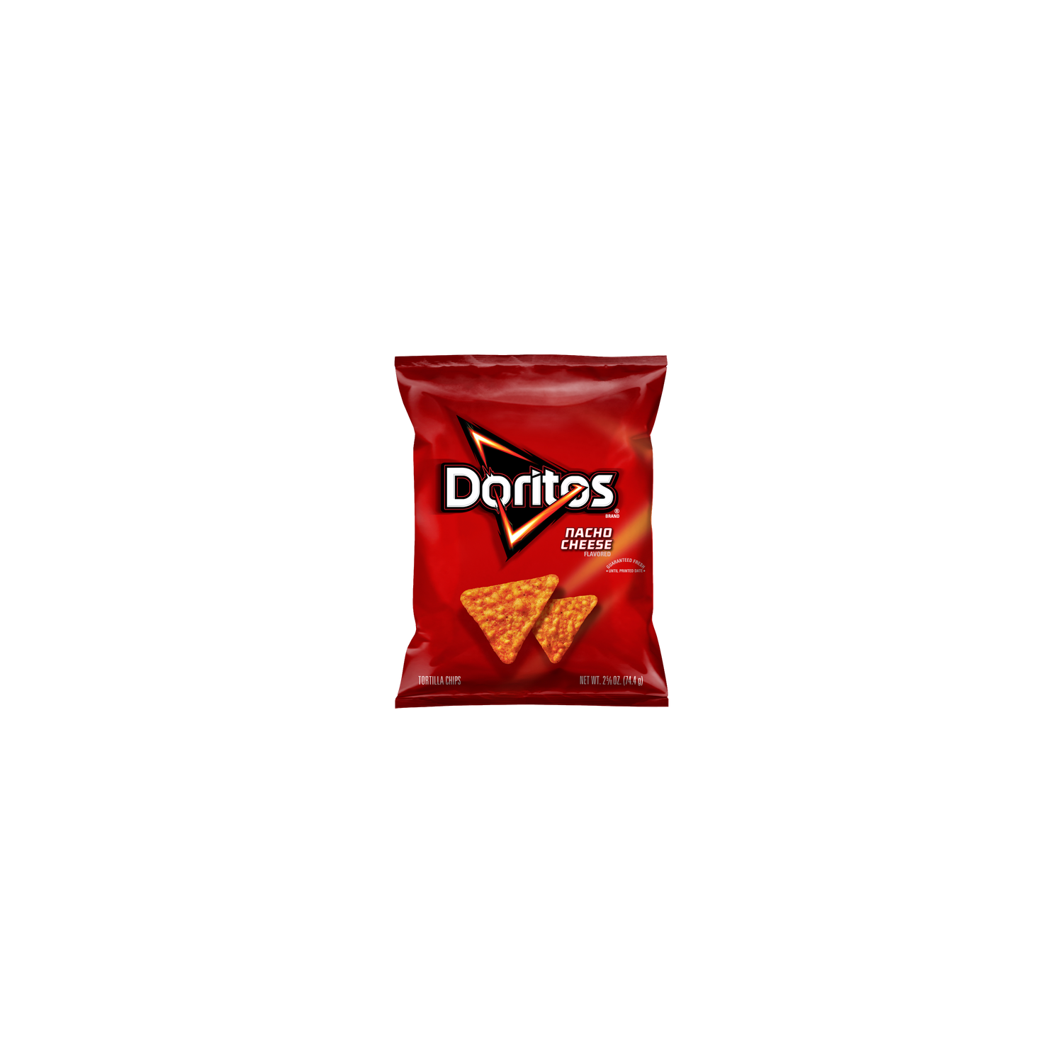 Doritos Nacho Cheese Flavored Tortilla Chips - 2.63 Ounce Image 1 of 3
