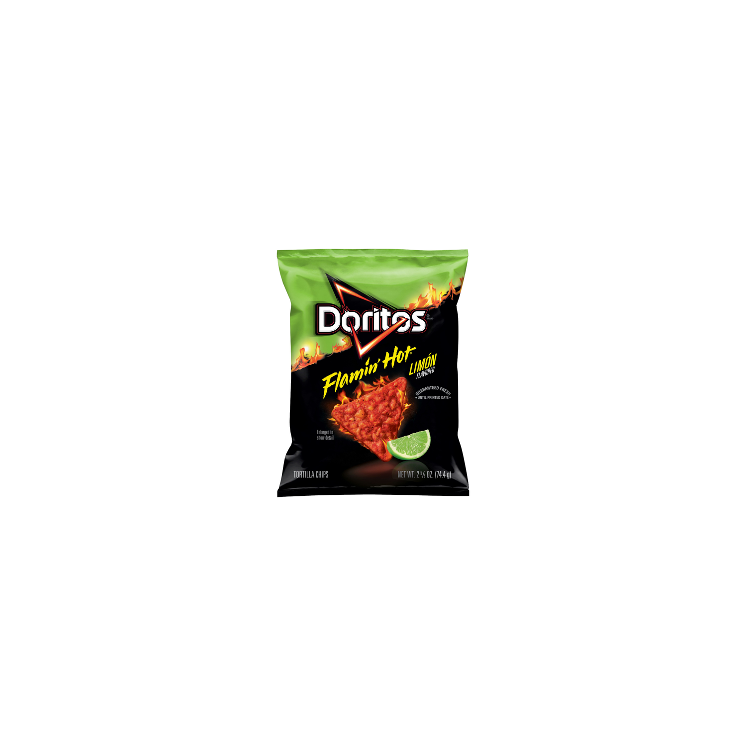 Doritos Flamin' Hot Limon Flavored Tortilla Chips - 2.63 Ounce Image 1 of 3