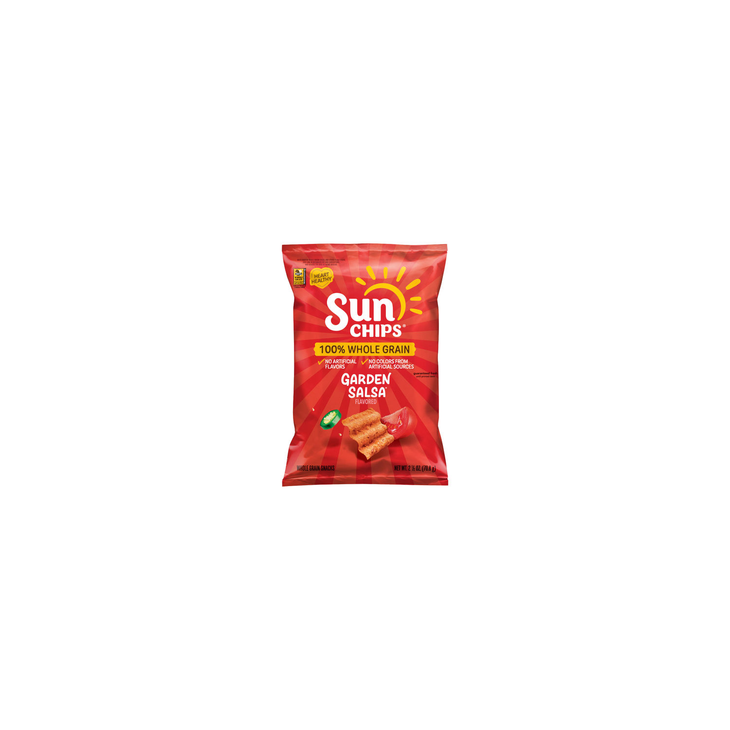 SunChips Garden Salsa Flavored Whole Grain Snacks - 2.5 Ounce Image 1 of 3