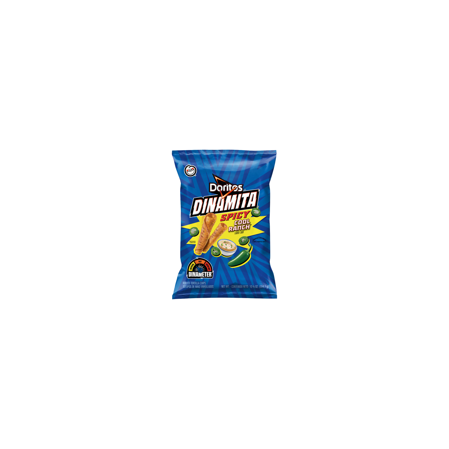 Doritos Dinamita Spicy Cool Ranch Flavored Rolled Tortilla Chips - 10.75 Ounce Image 1 of 3