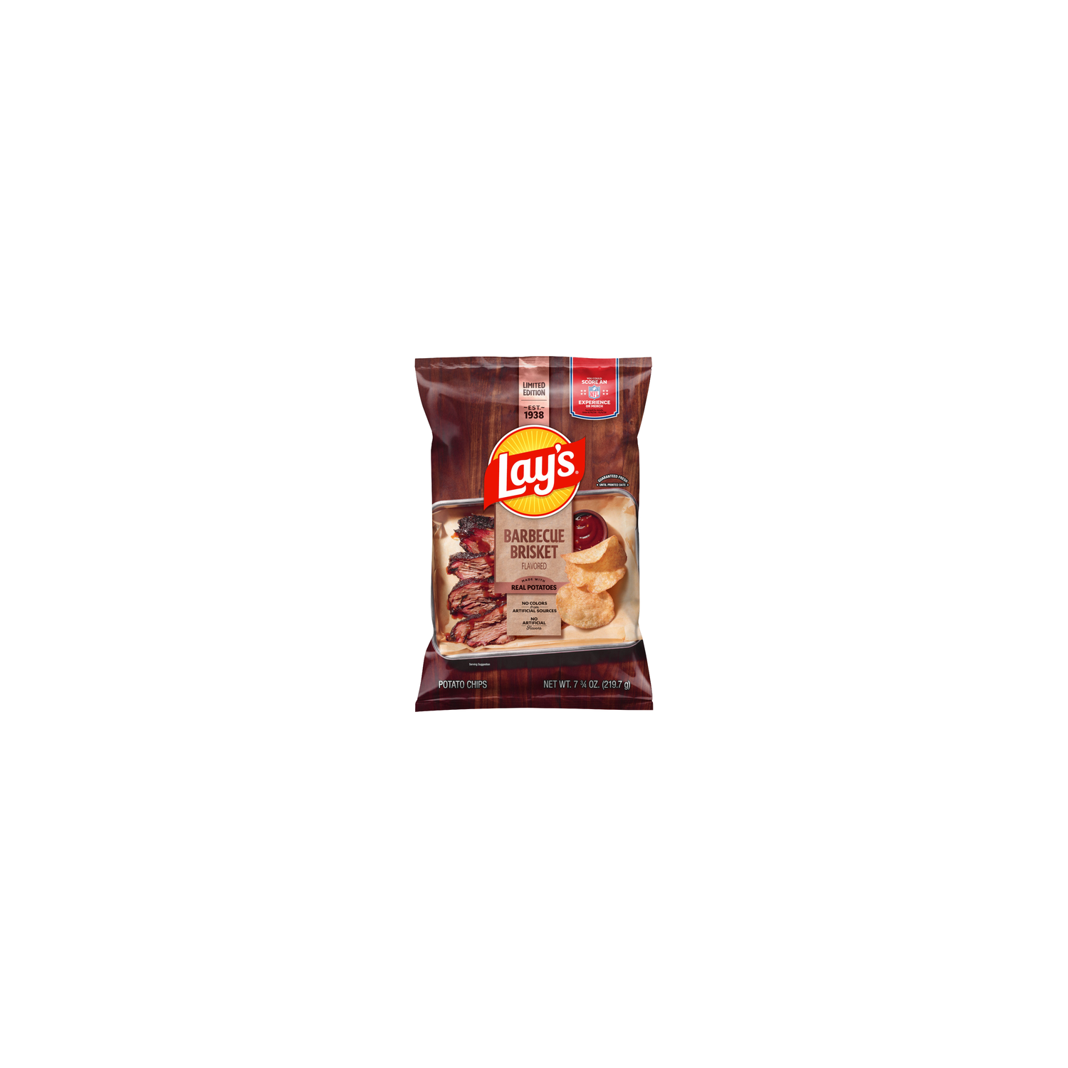 Lay's Barbecue Brisket Flavored Potato Chips - 7.75 Ounce Image 1 of 3
