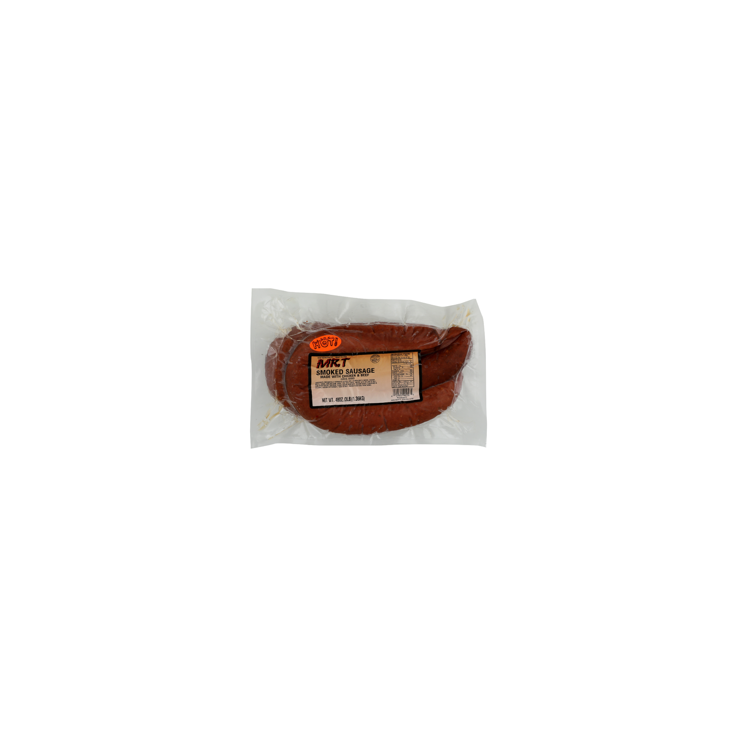 Mr. T Hot Smoked Sausage - 48 Ounce Image 1 of 4