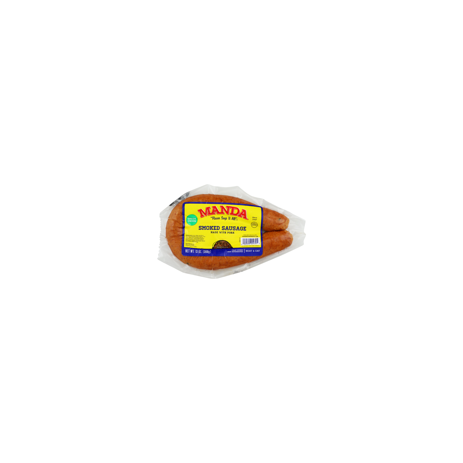 Manda Smoked Sausage - 13 Ounce Image 1 of 4