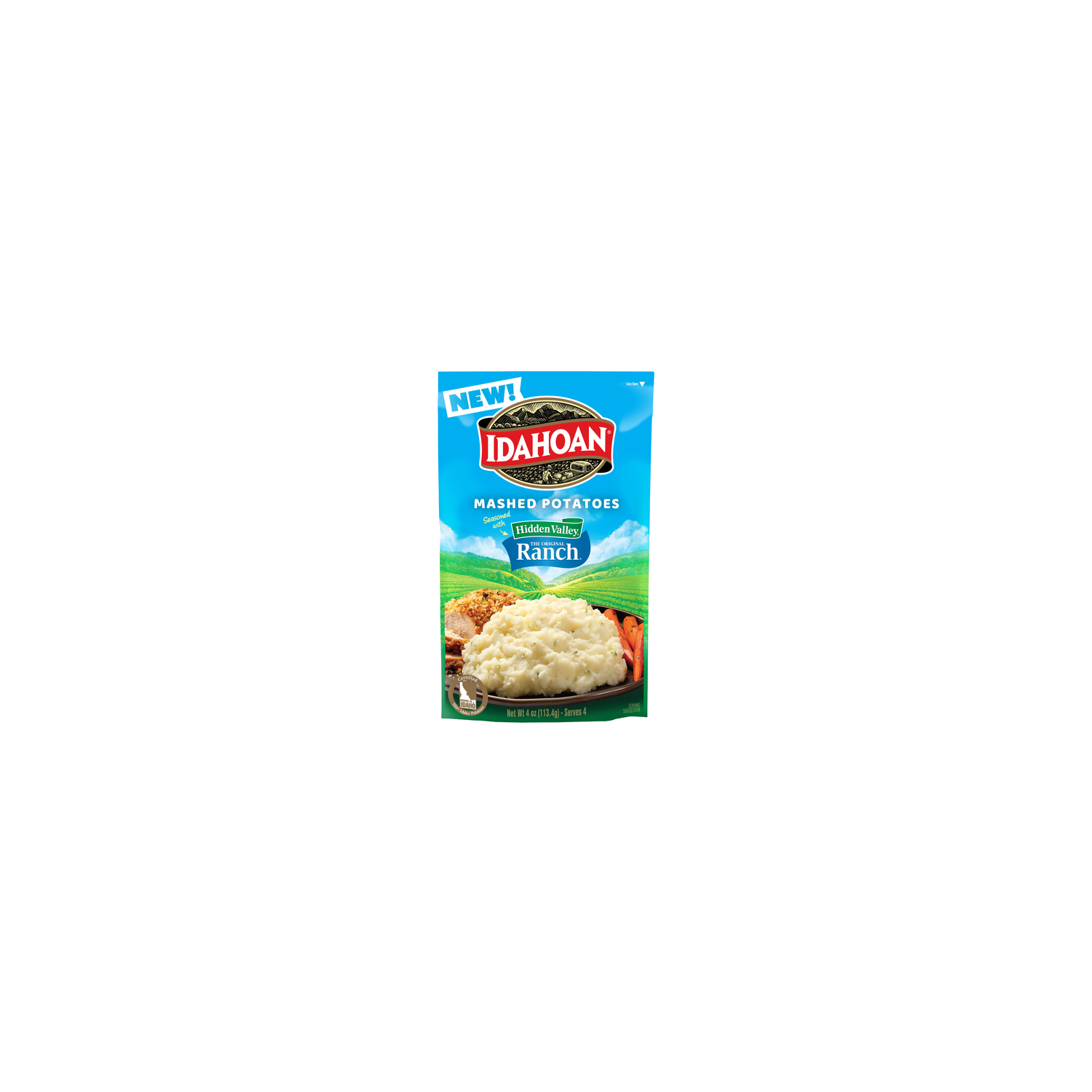 Idahoan Hidden Valley Original Ranch Mashed Potatoes - 4 Ounce Image 1 of 4